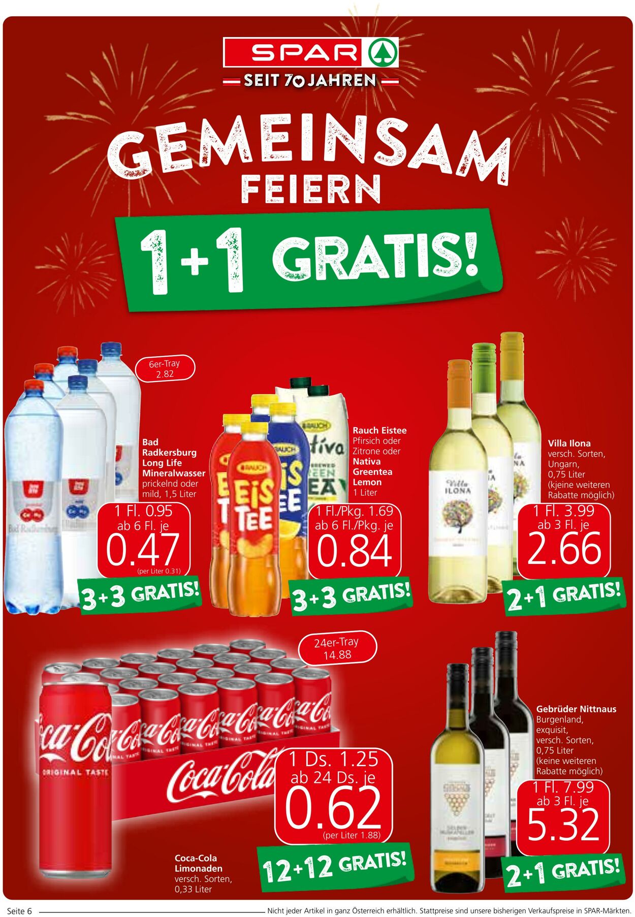 Prospekt Spar 22.08.2024 - 04.09.2024