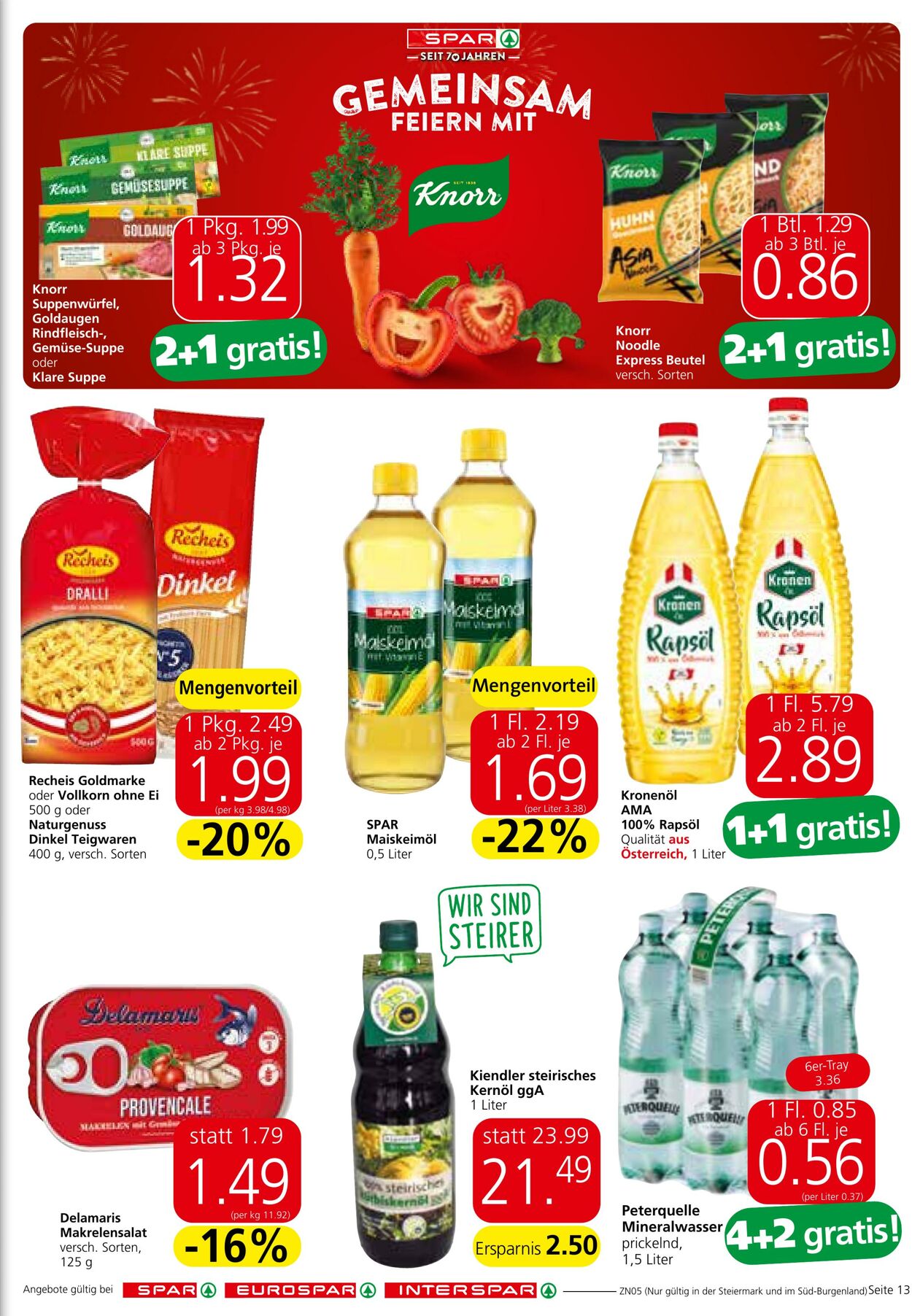 Prospekt Spar 22.08.2024 - 04.09.2024