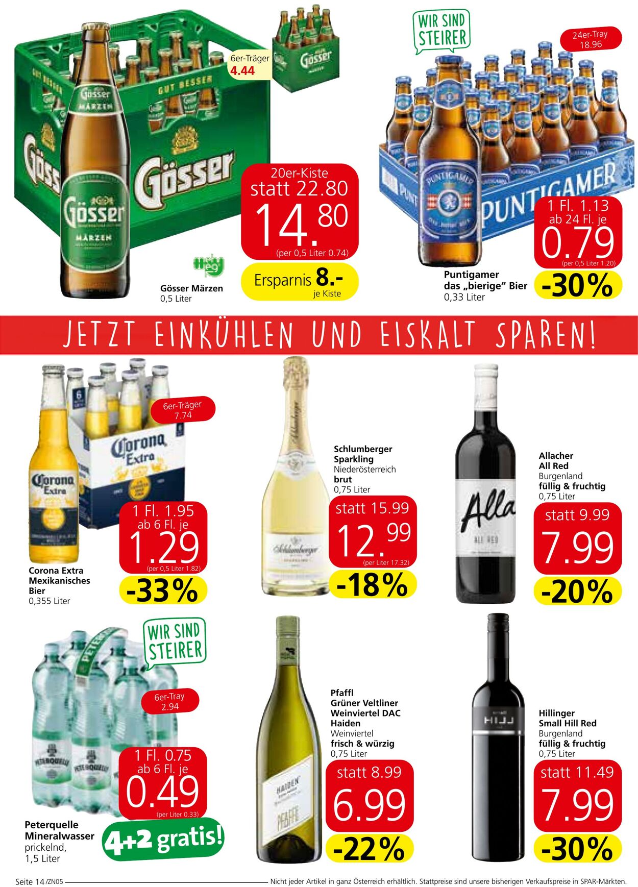 Prospekt Spar 06.10.2022 - 19.10.2022