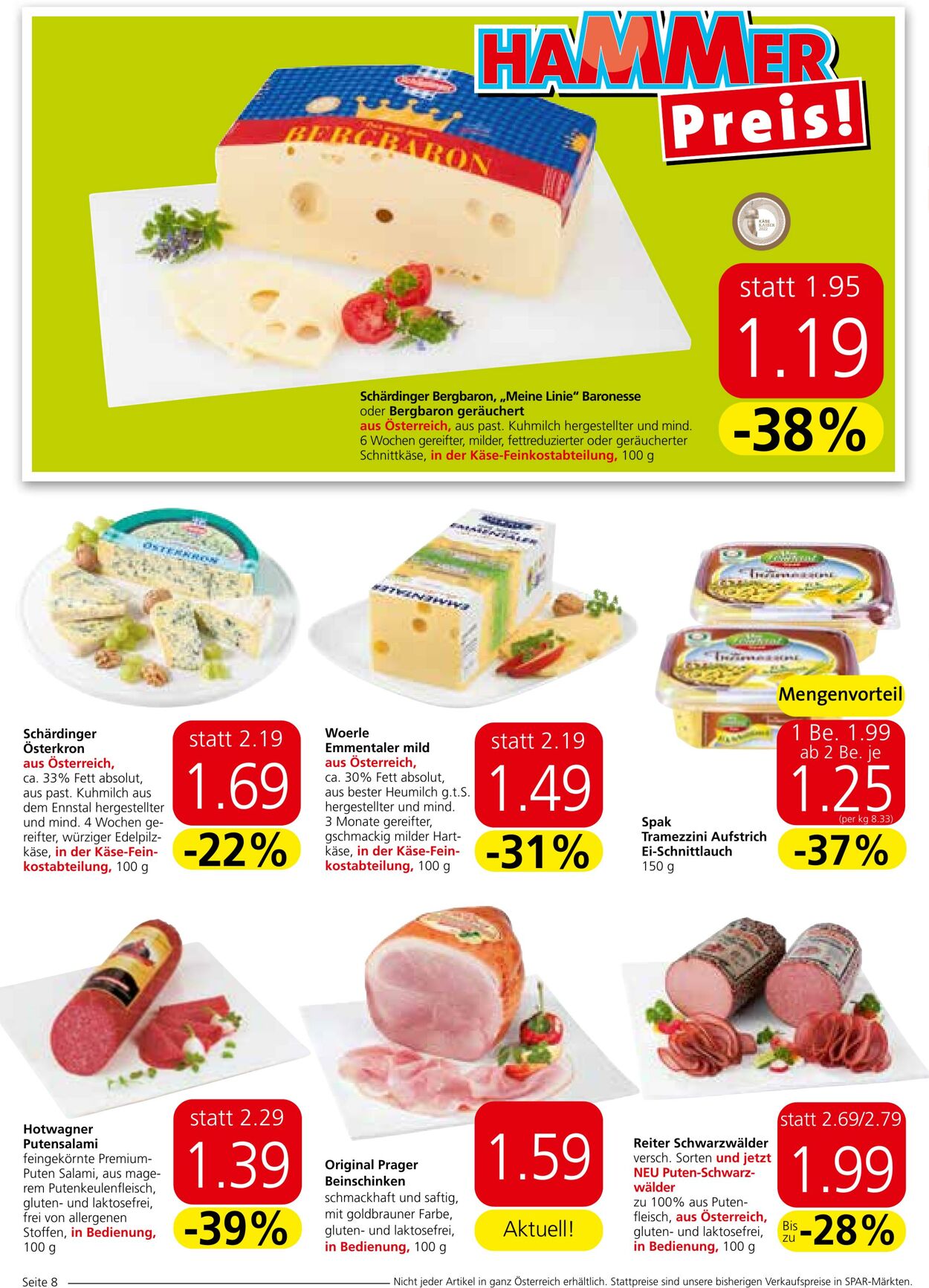 Prospekt Spar 20.10.2022 - 02.11.2022