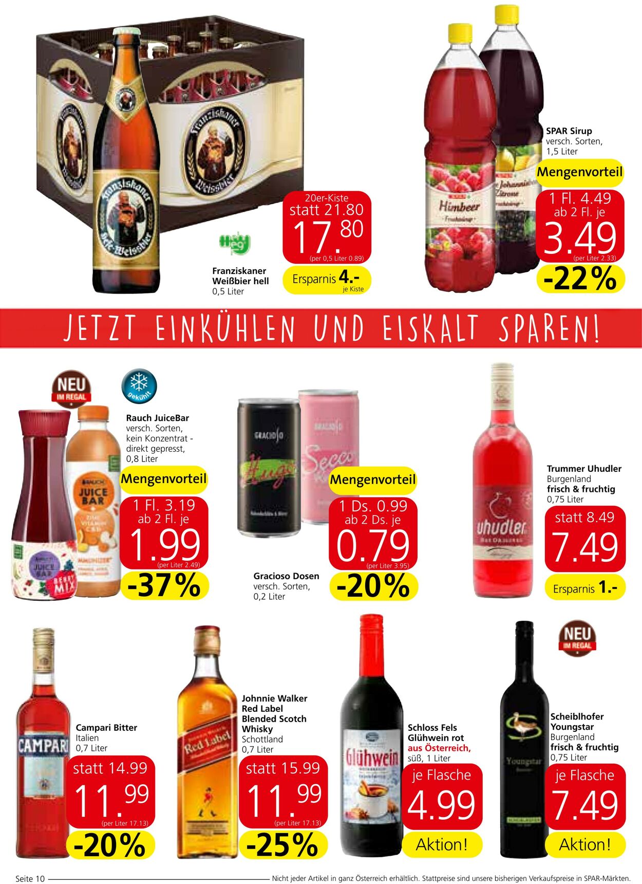 Prospekt Spar 03.11.2022 - 16.11.2022