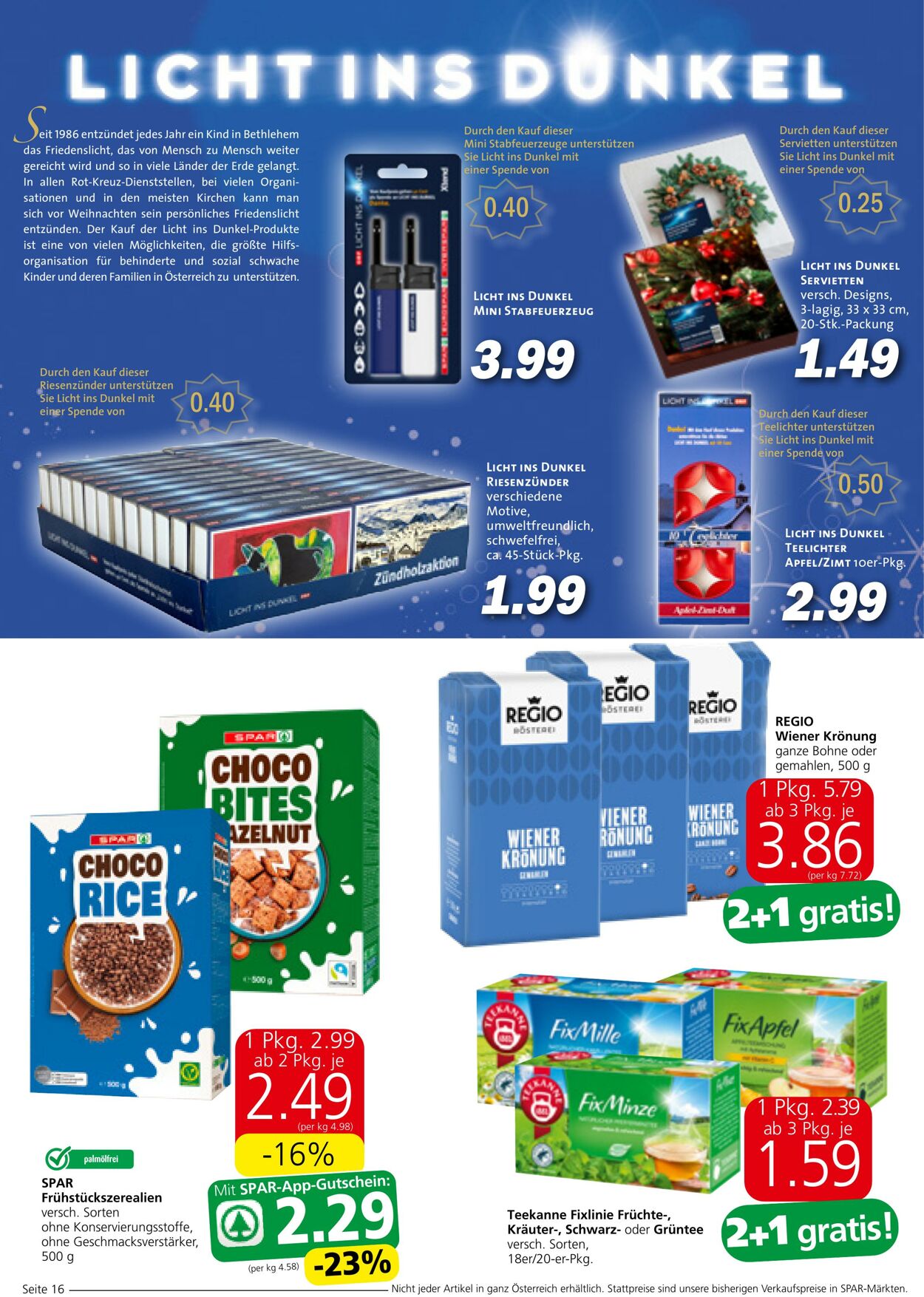 Prospekt Spar 31.10.2024 - 13.11.2024