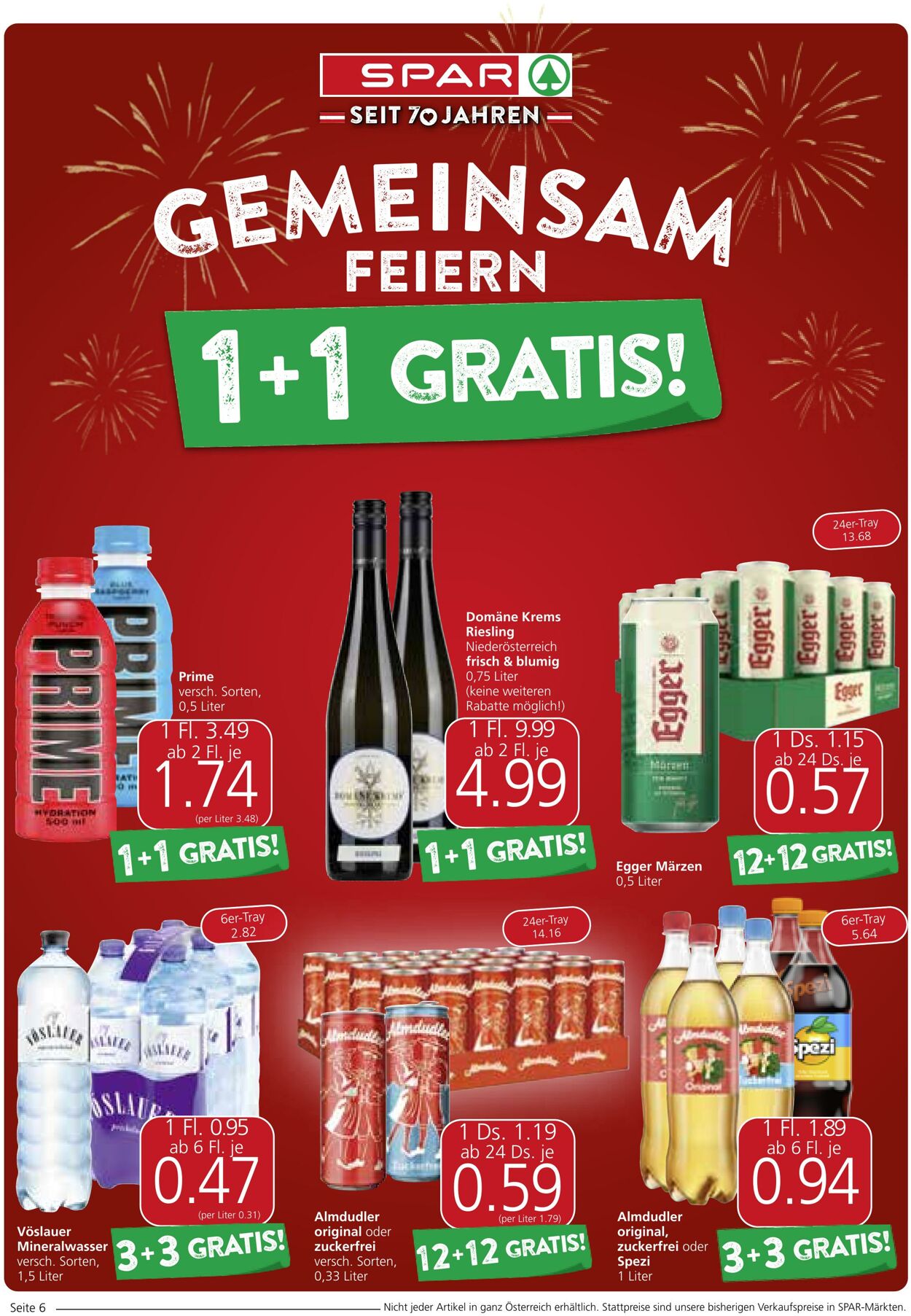 Prospekt Spar 31.10.2024 - 13.11.2024