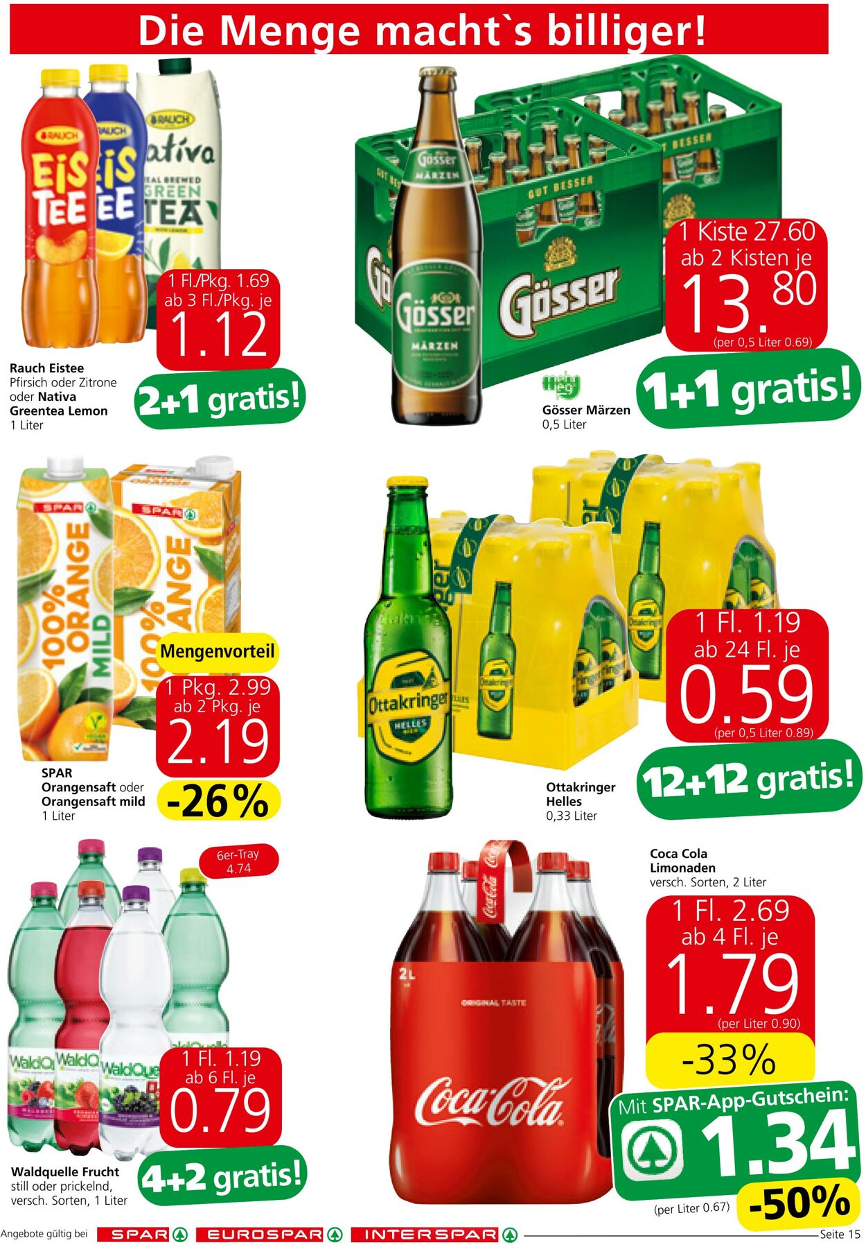 Prospekt Spar 31.10.2024 - 13.11.2024