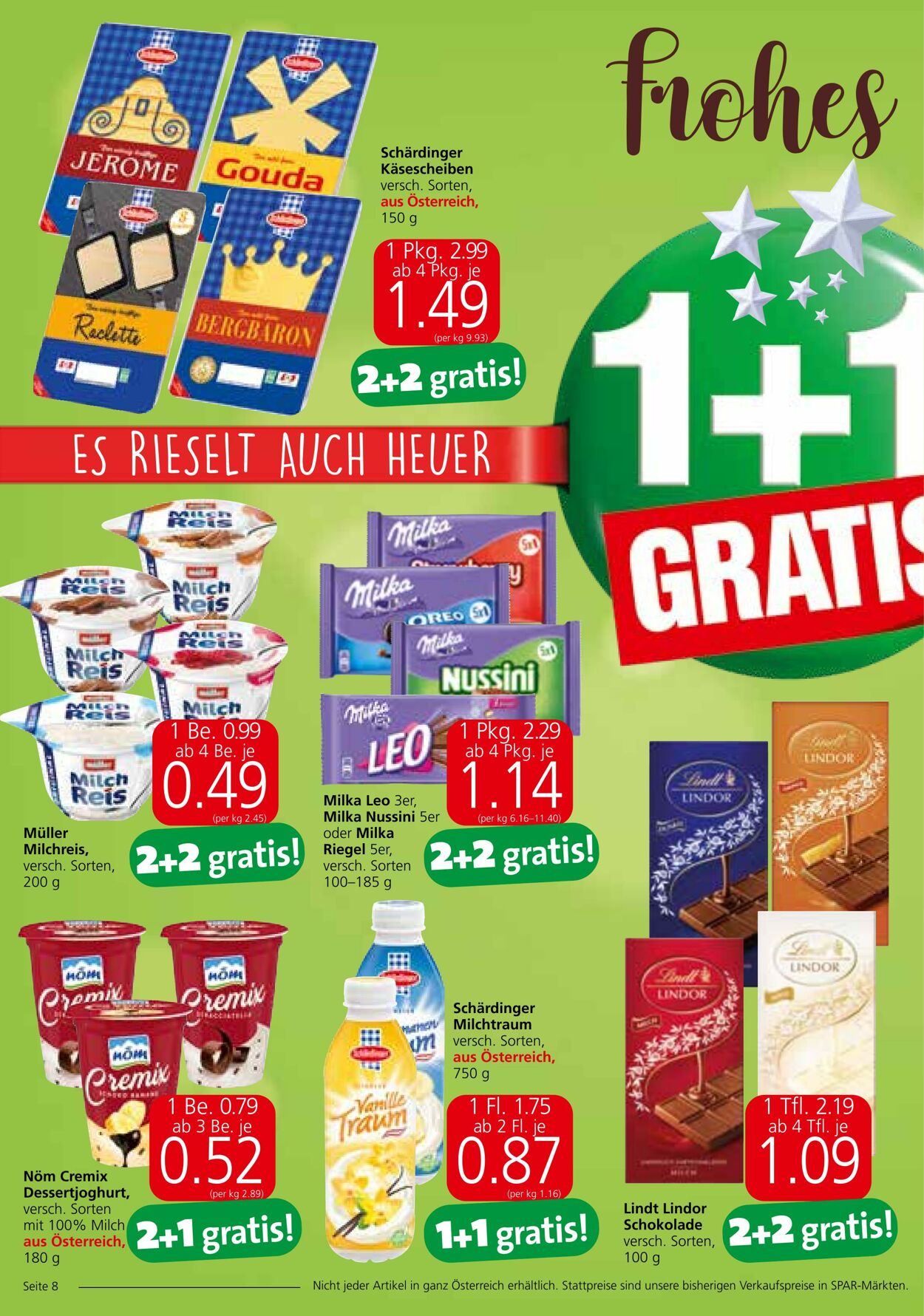 Prospekt Spar 21.12.2022 - 31.12.2022