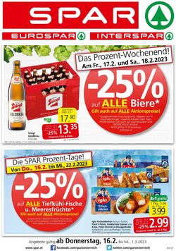 Prospekt Spar 16.02.2023 - 01.03.2023