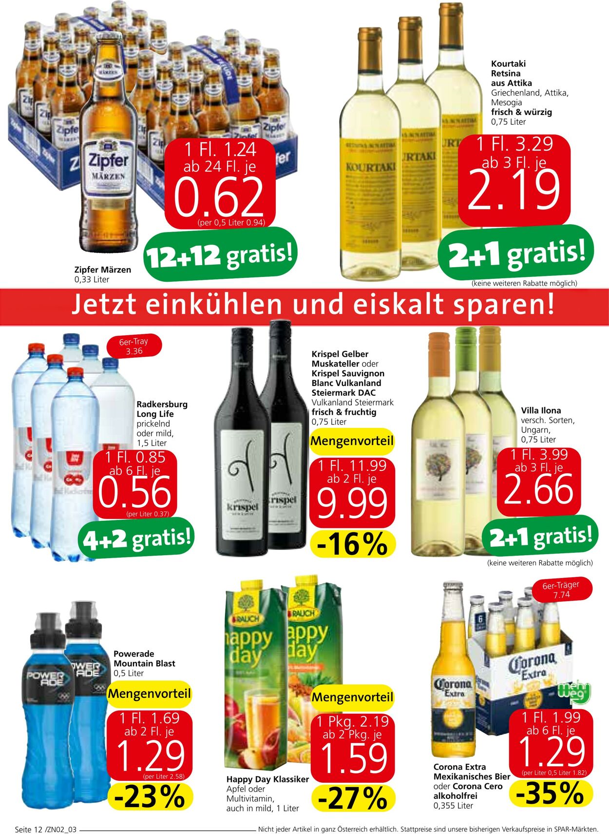 Prospekt Spar 17.08.2023 - 30.08.2023