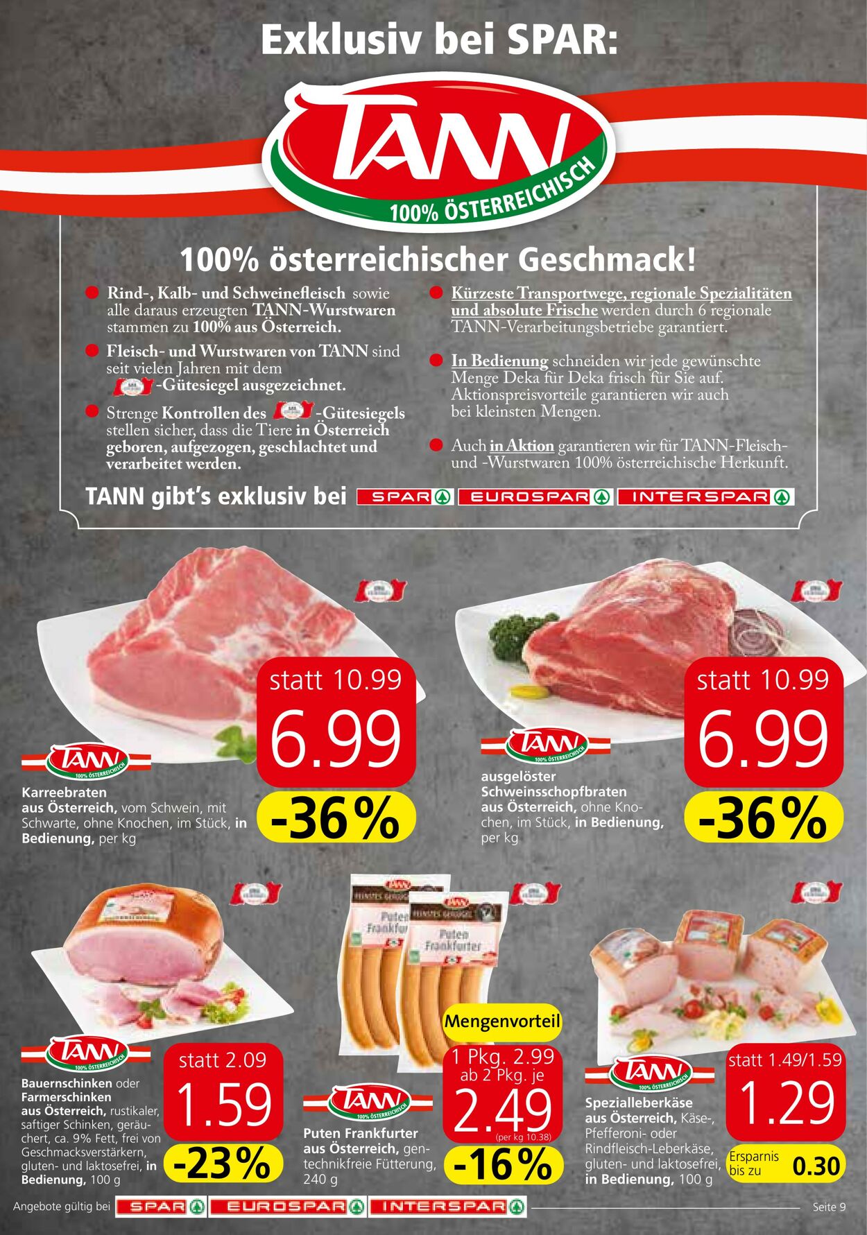 Prospekt Spar 15.09.2022 - 21.09.2022