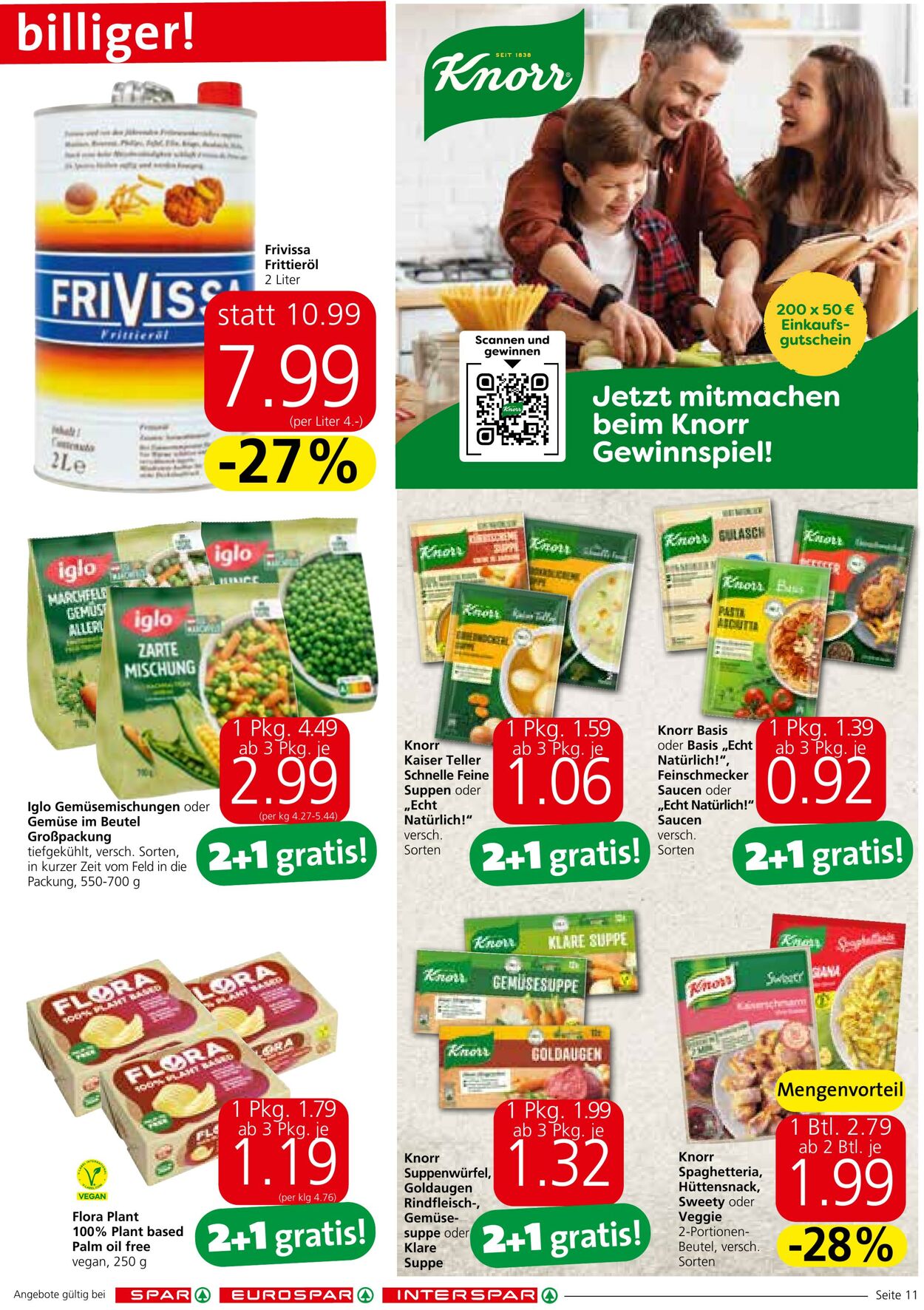 Prospekt Spar 09.11.2023 - 22.11.2023