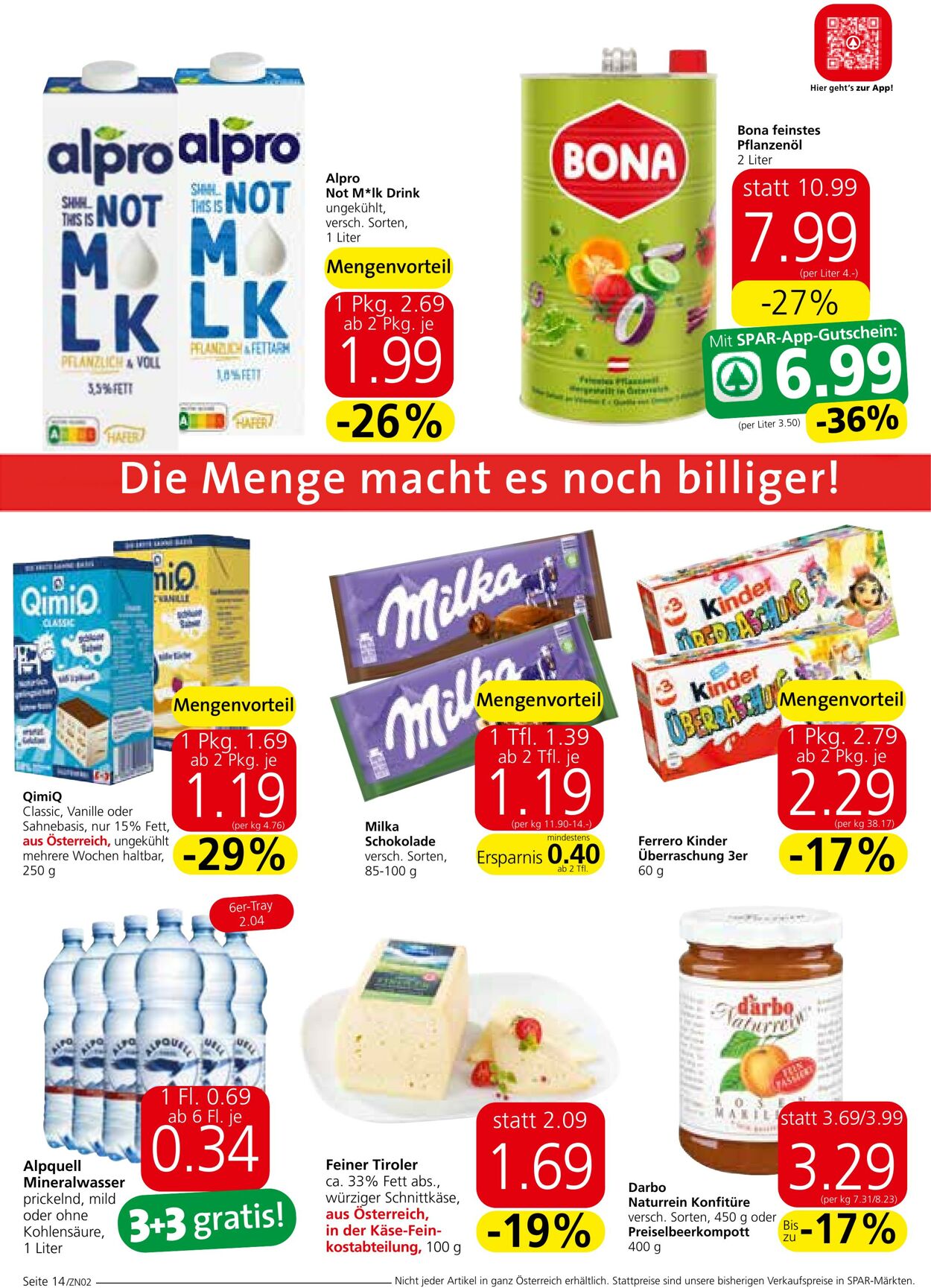 Prospekt Spar 23.11.2023 - 13.12.2023