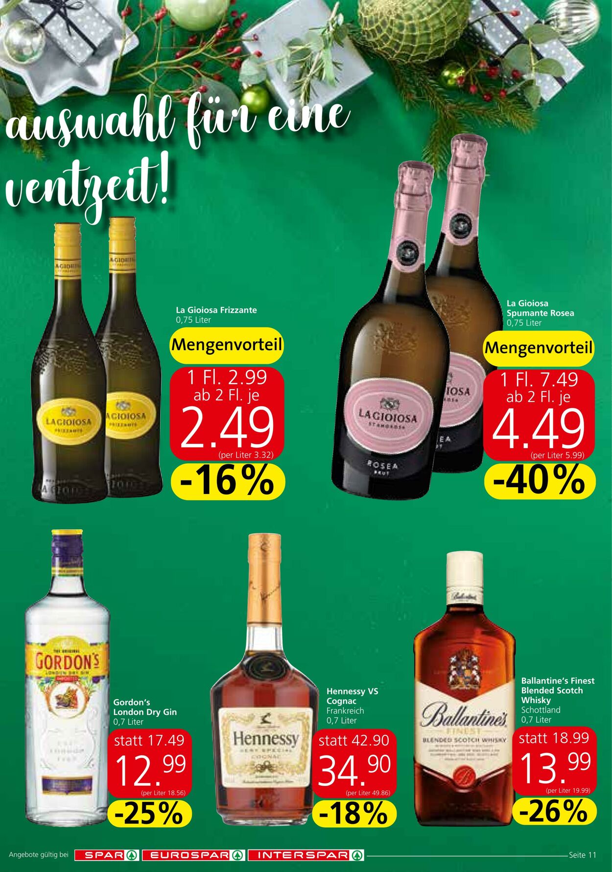 Prospekt Spar 23.11.2023 - 13.12.2023