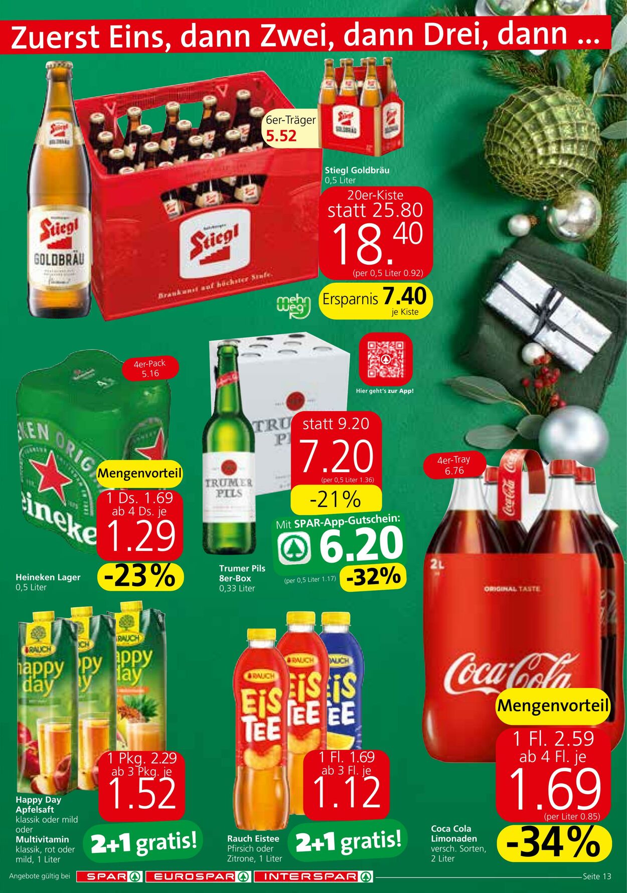 Prospekt Spar 23.11.2023 - 13.12.2023