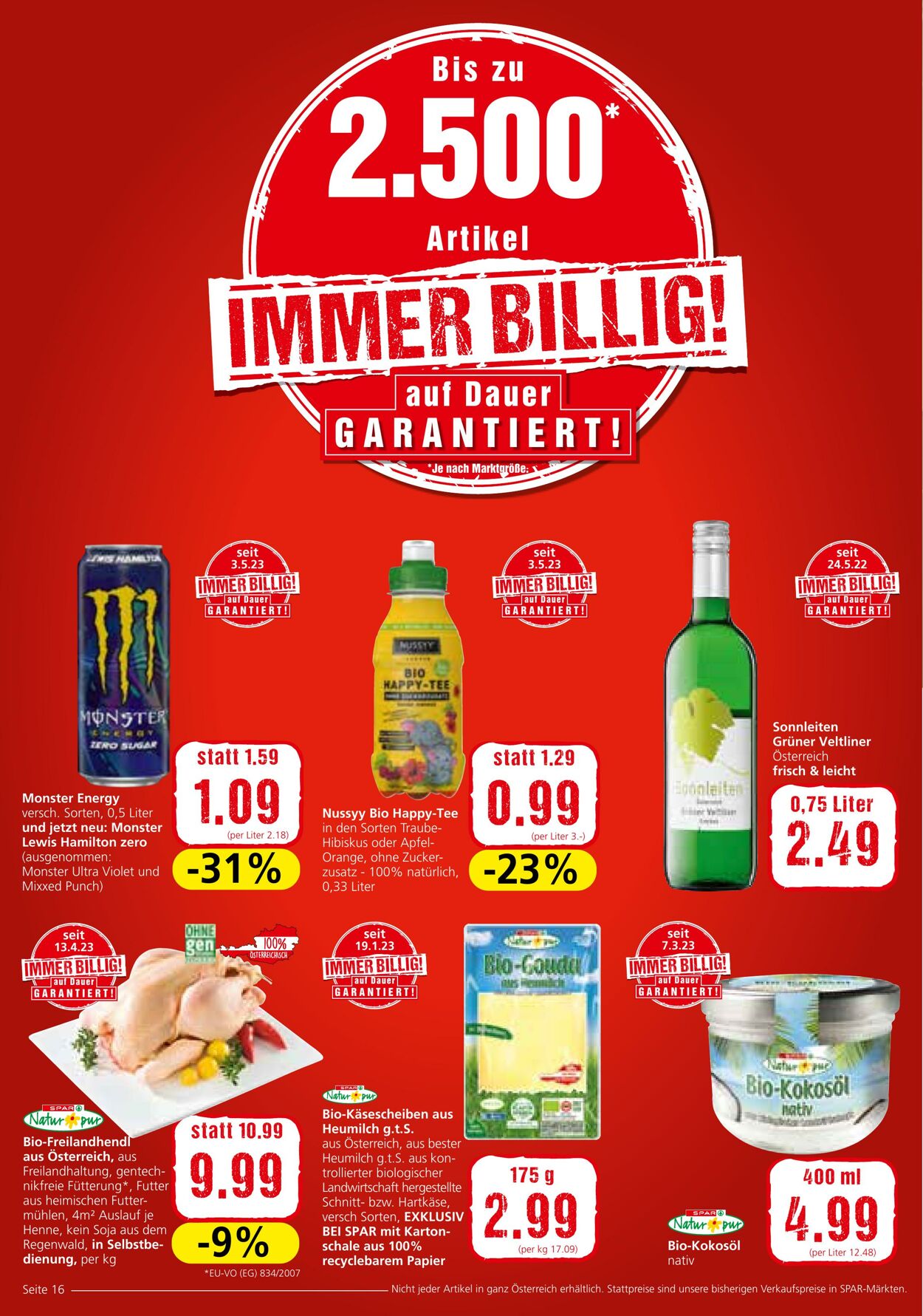 Prospekt Spar 07.06.2023 - 21.06.2023