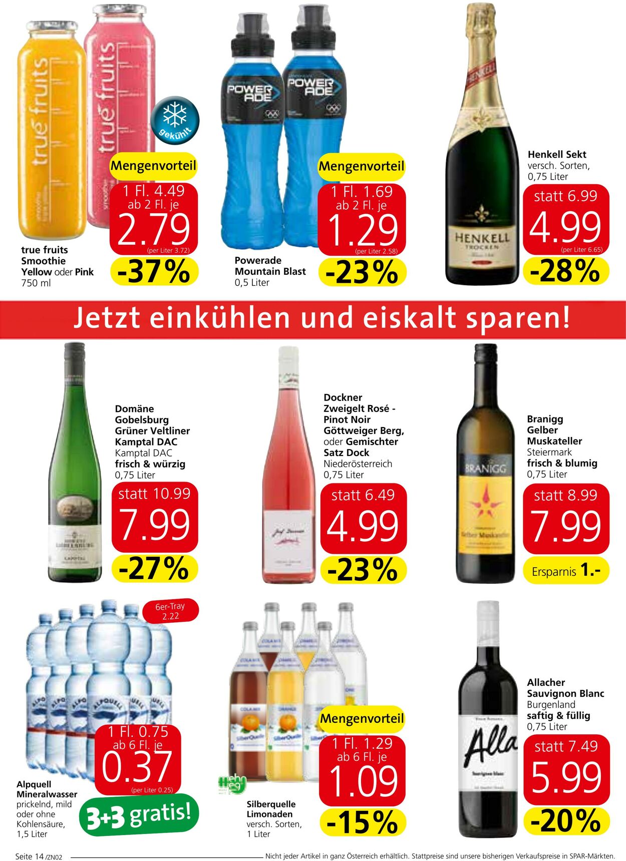 Prospekt Spar 07.06.2023 - 21.06.2023