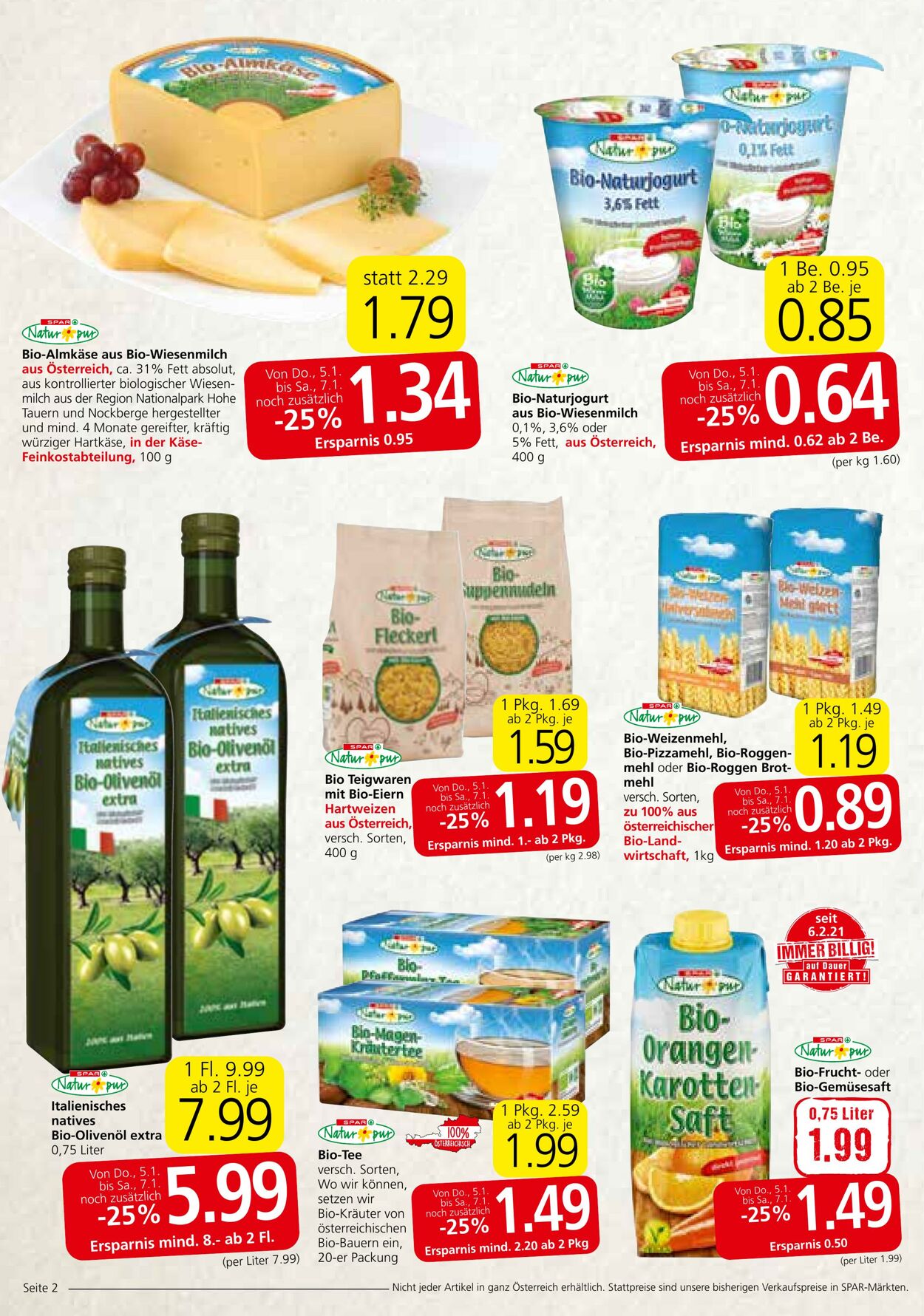 Prospekt Spar 02.01.2023 - 18.01.2023