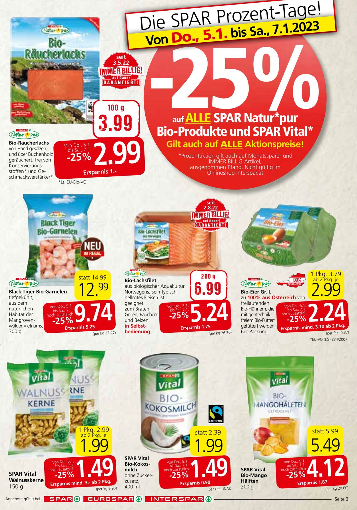 Prospekt Spar 02.01.2023 - 18.01.2023