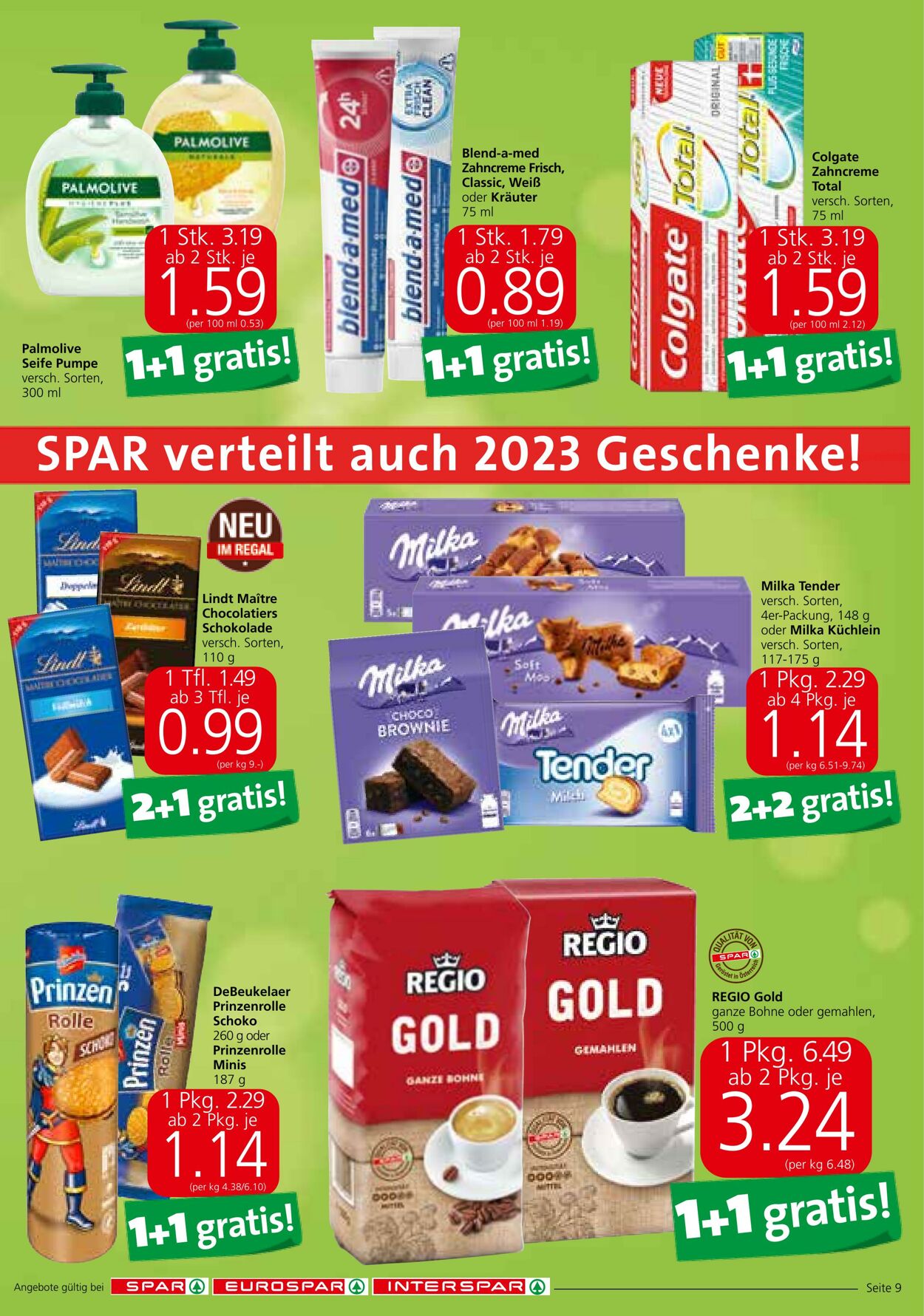 Prospekt Spar 02.01.2023 - 18.01.2023