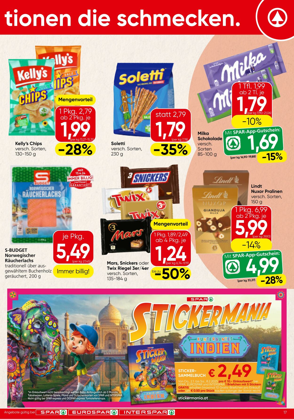 Prospekt Spar 16.01.2025 - 29.01.2025