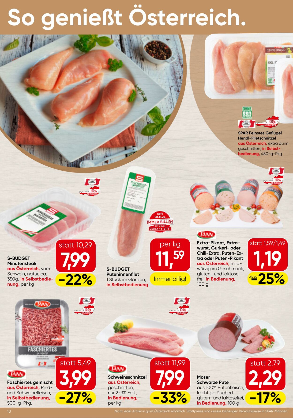 Prospekt Spar 16.01.2025 - 29.01.2025