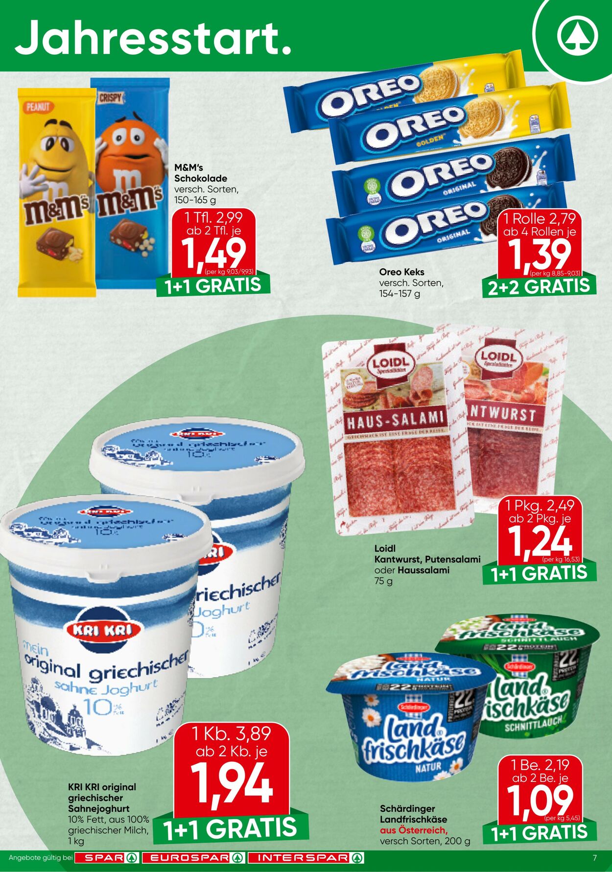 Prospekt Spar 16.01.2025 - 29.01.2025