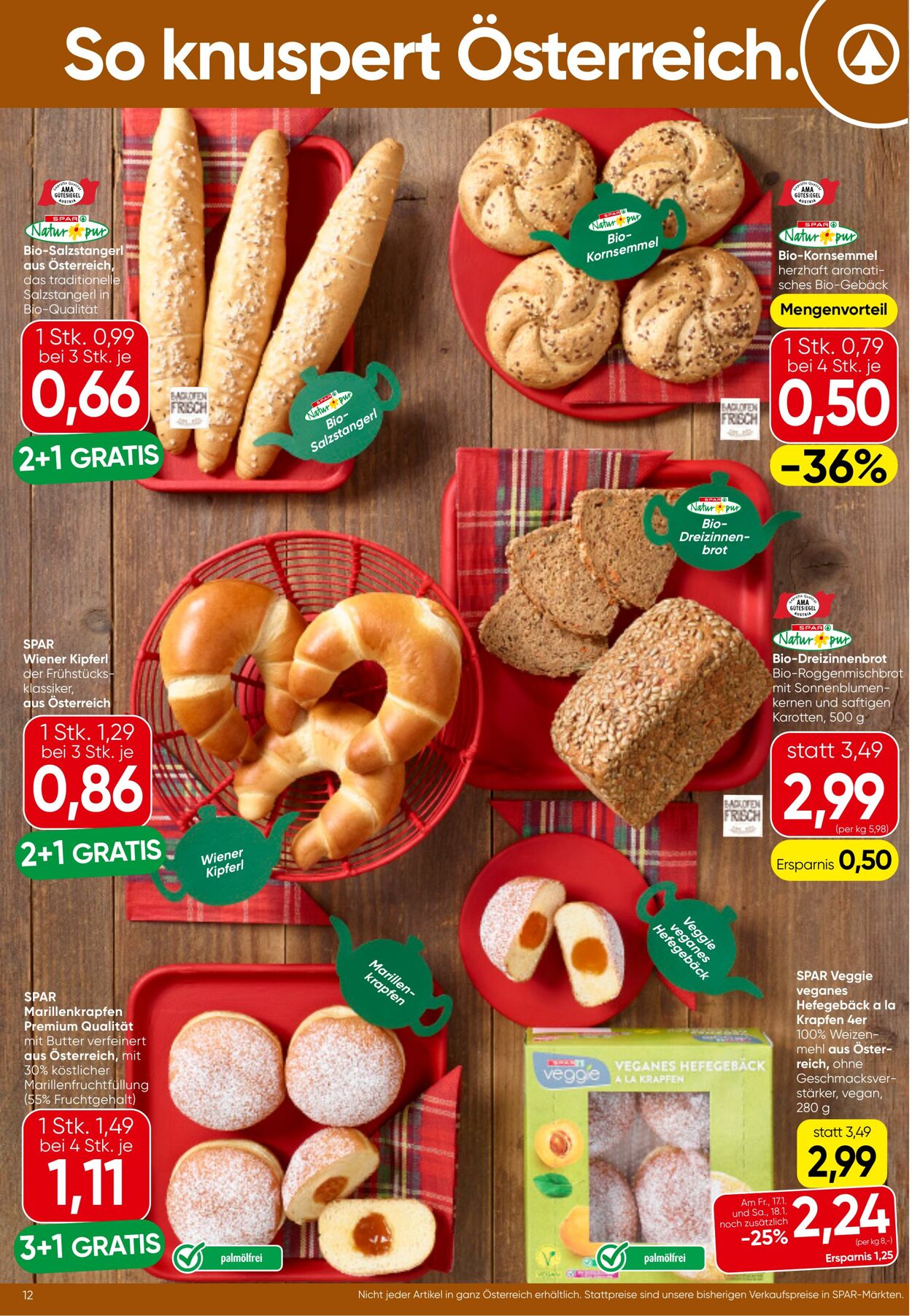 Prospekt Spar 16.01.2025 - 29.01.2025