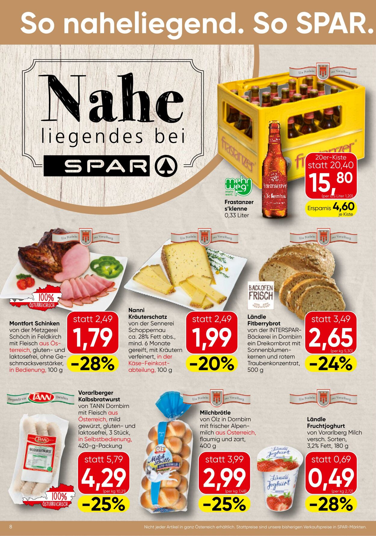 Prospekt Spar 16.01.2025 - 29.01.2025