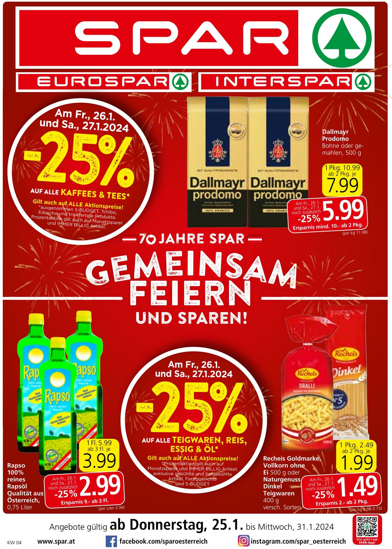 Prospekt Spar 25.01.2024 - 31.01.2024