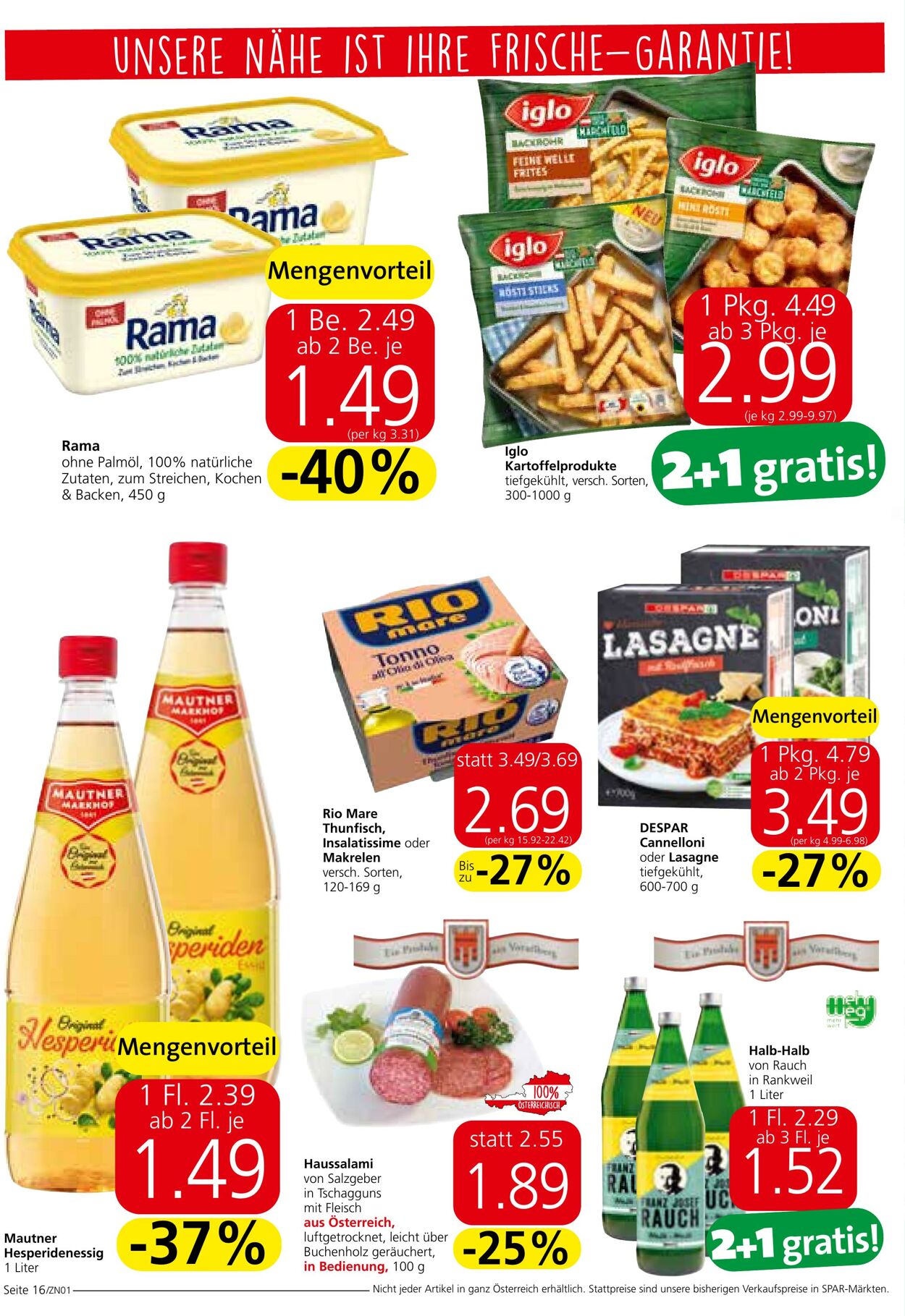 Prospekt Spar 16.02.2023 - 01.03.2023