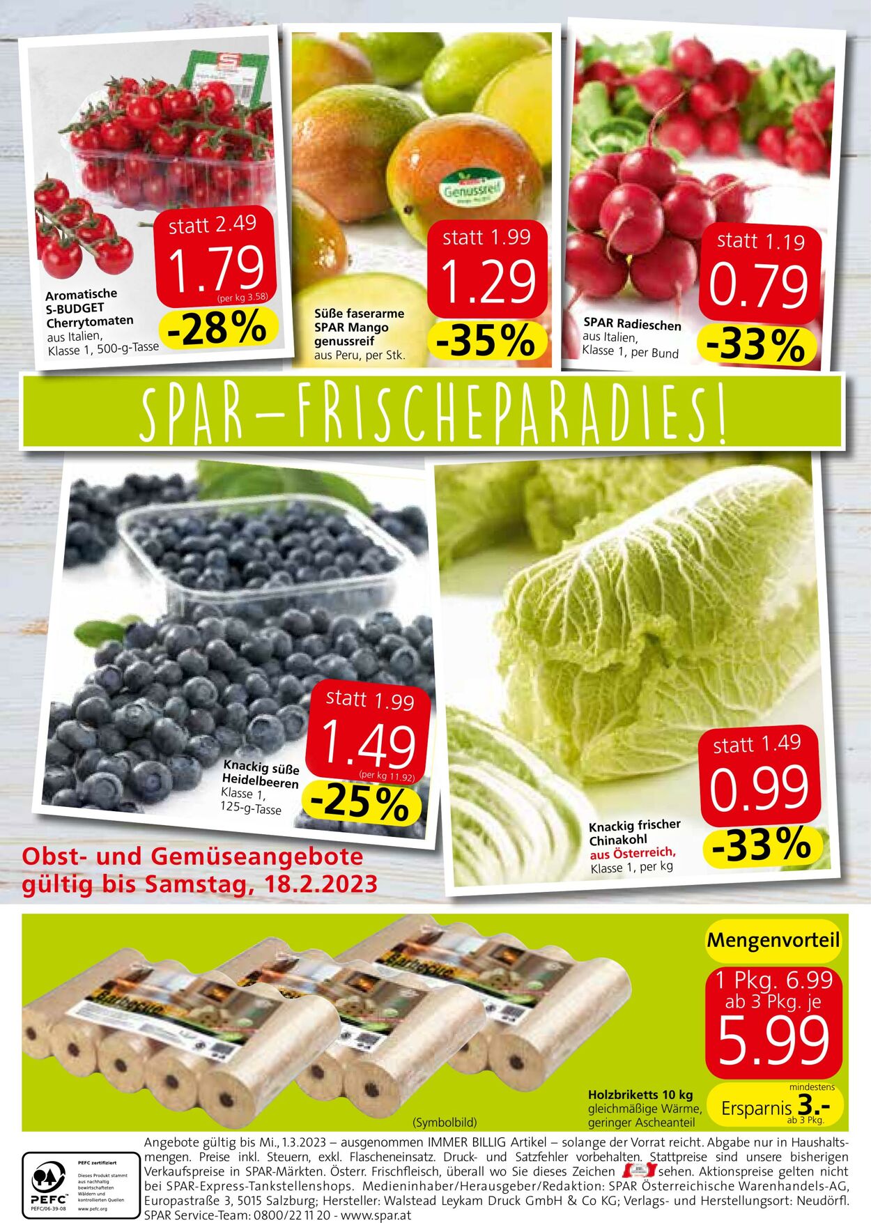 Prospekt Spar 16.02.2023 - 01.03.2023