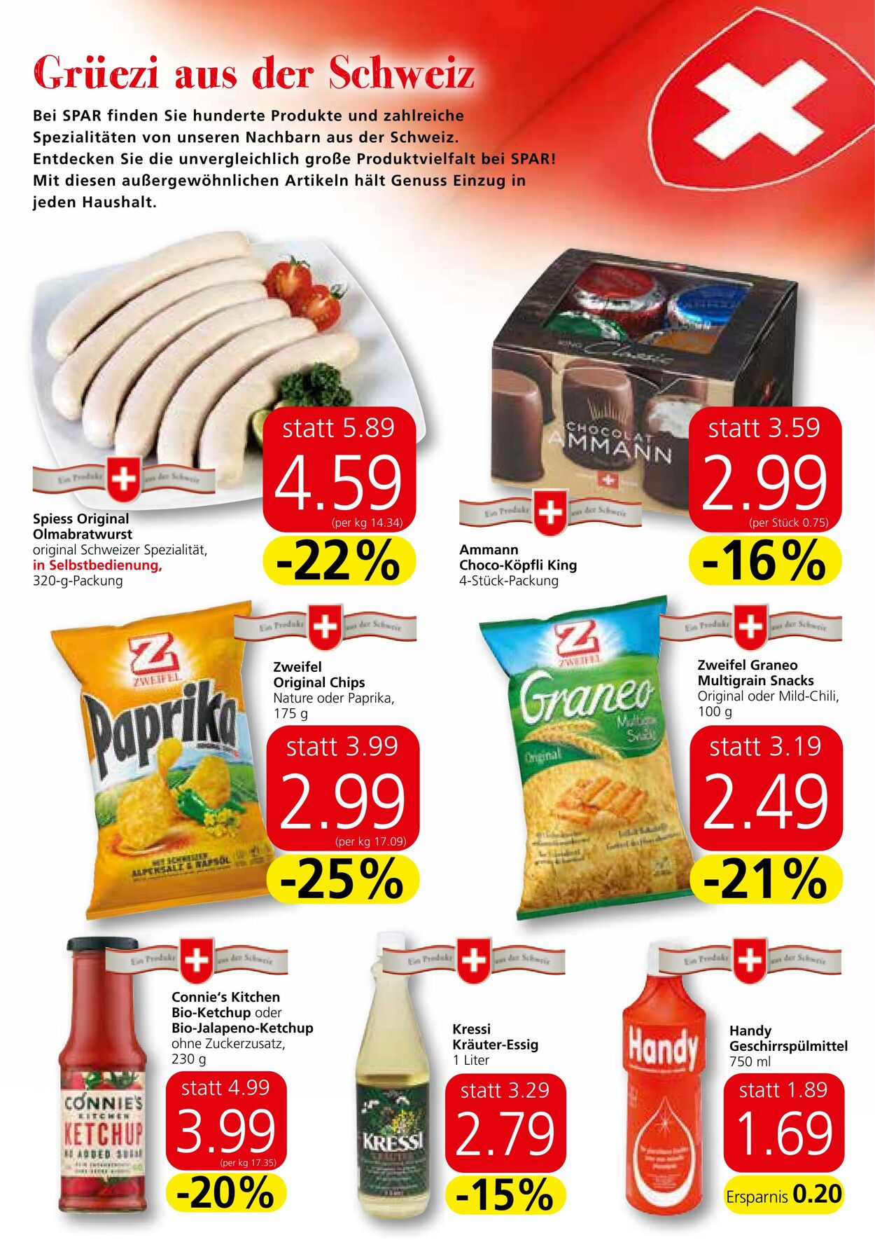 Prospekt Spar 04.04.2024 - 17.04.2024