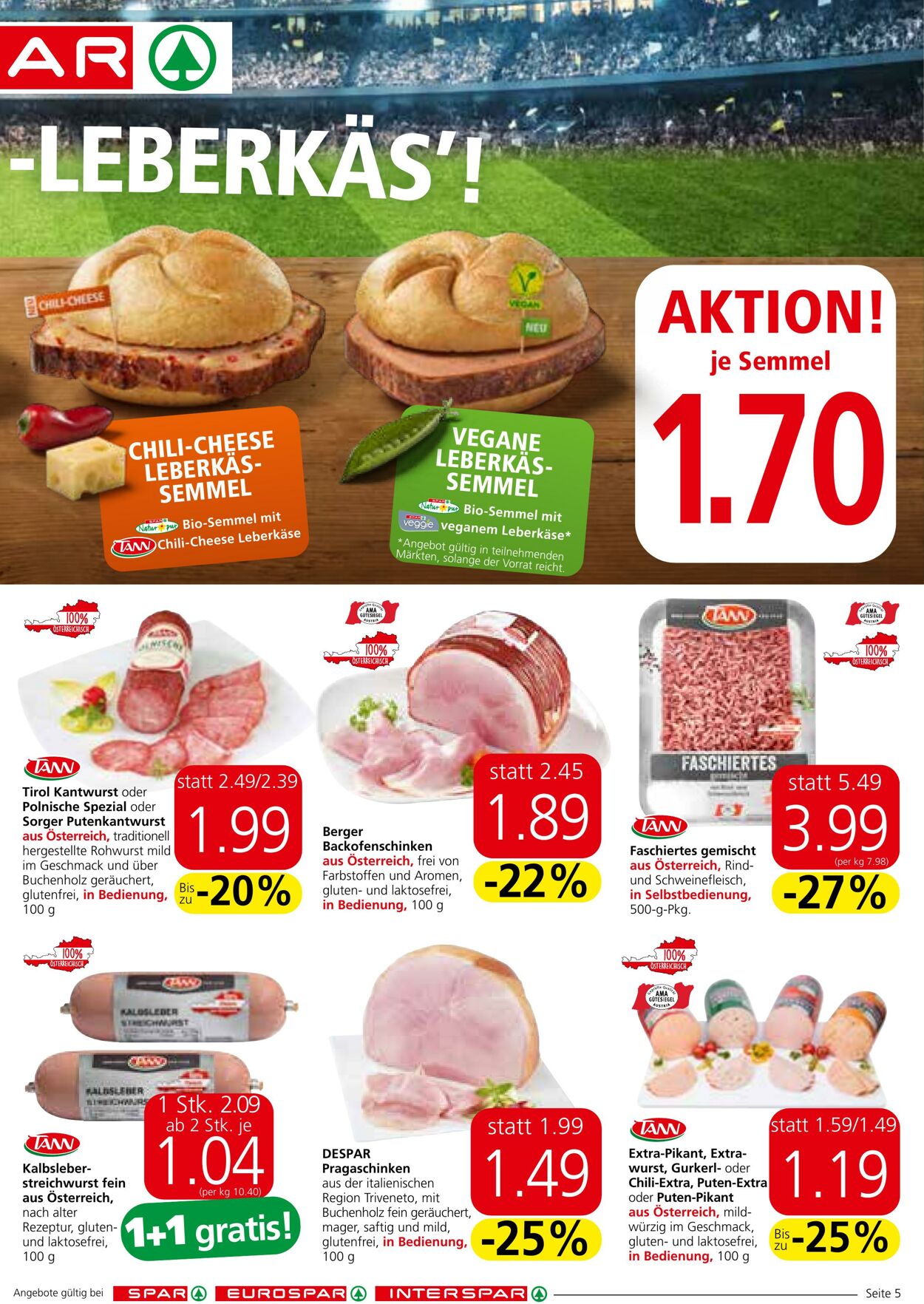 Prospekt Spar 27.06.2024 - 10.07.2024