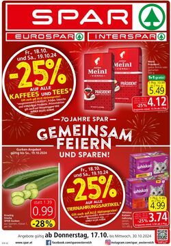 Prospekt Spar 07.11.2024 - 04.12.2024