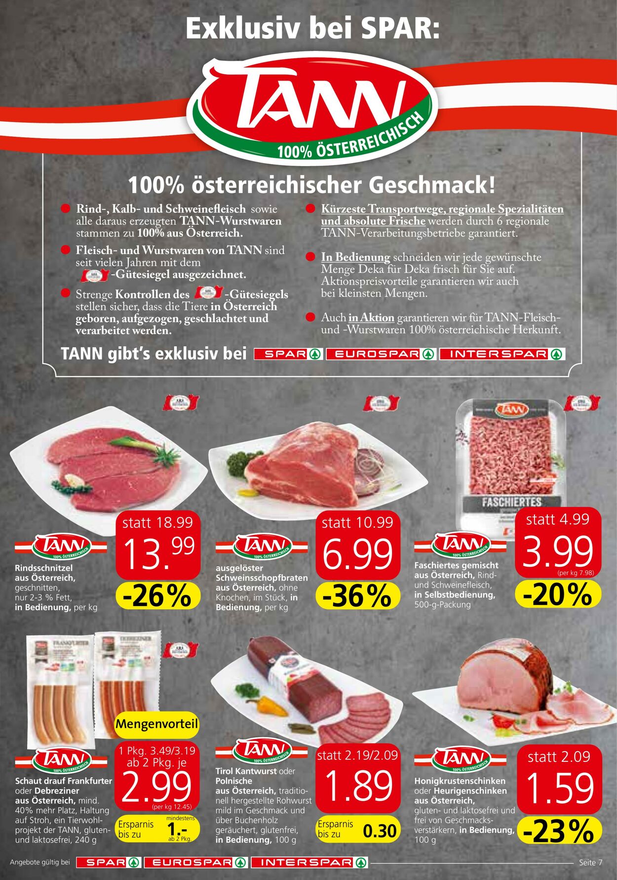 Prospekt Spar 03.11.2022 - 16.11.2022