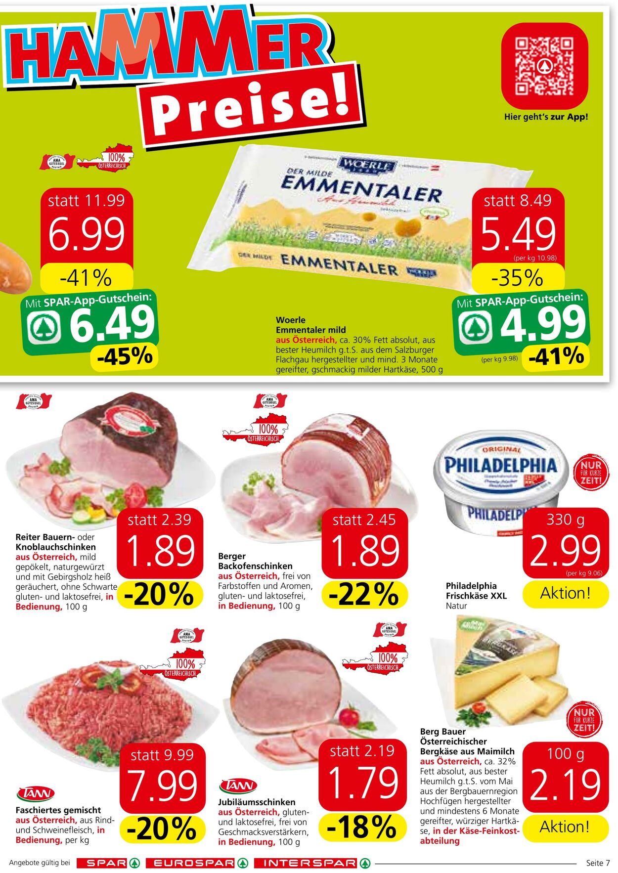 Prospekt Spar 09.11.2023 - 22.11.2023