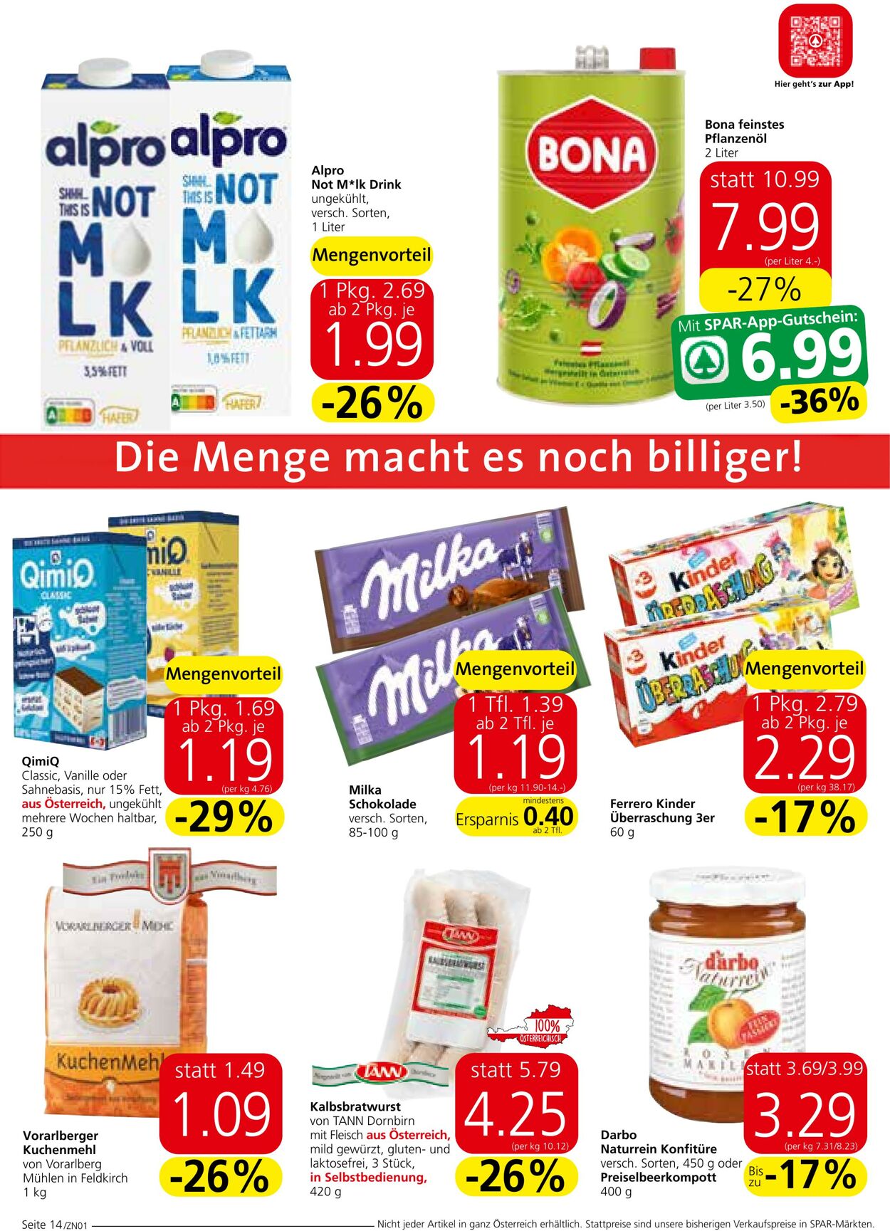 Prospekt Spar 23.11.2023 - 13.12.2023