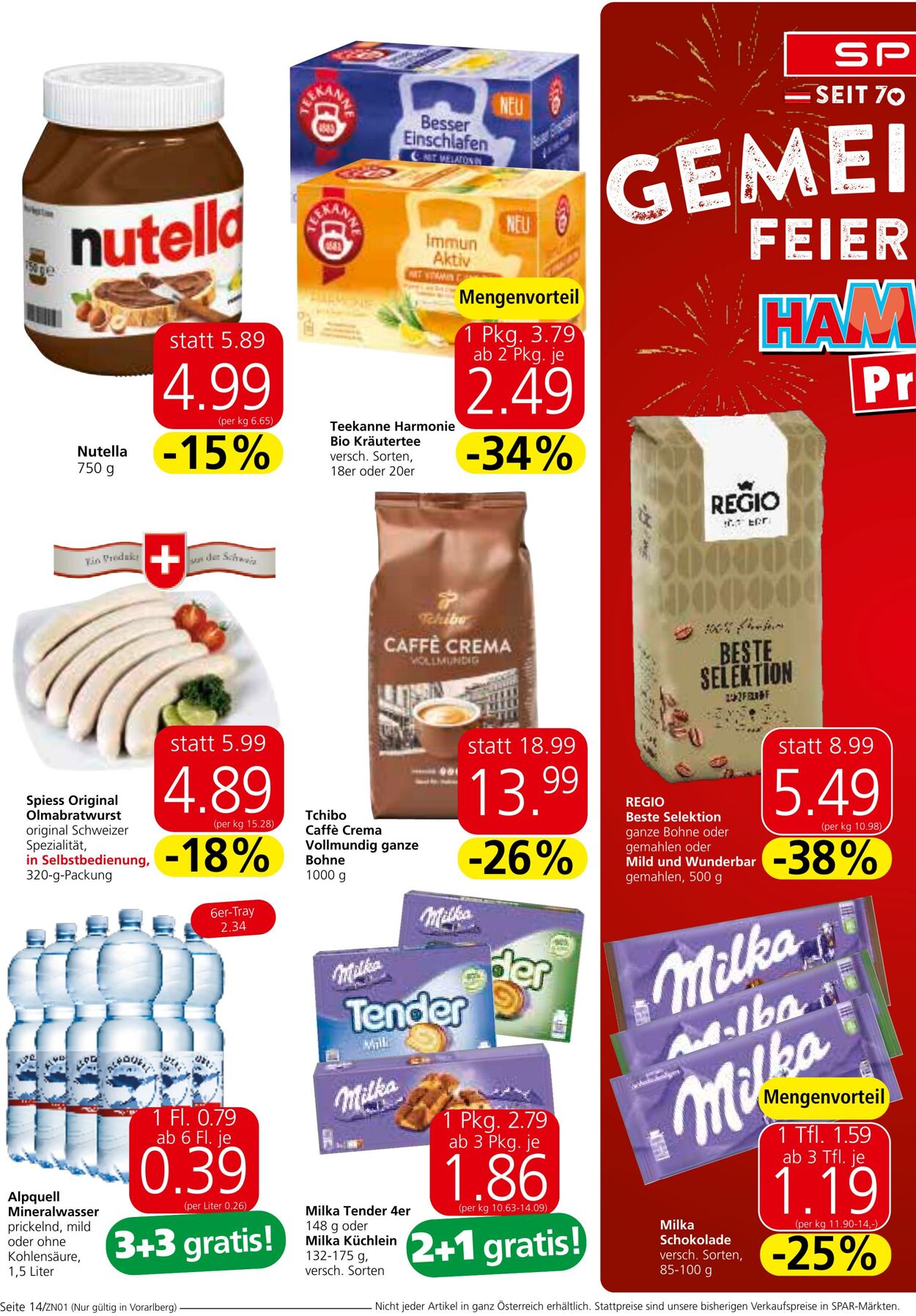 Prospekt Spar 28.11.2024 - 11.12.2024