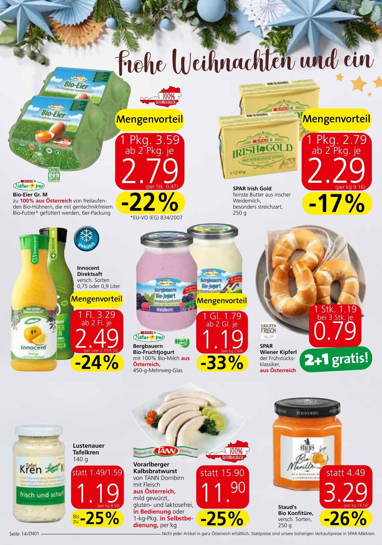 Prospekt Spar 15.12.2022 - 31.12.2022