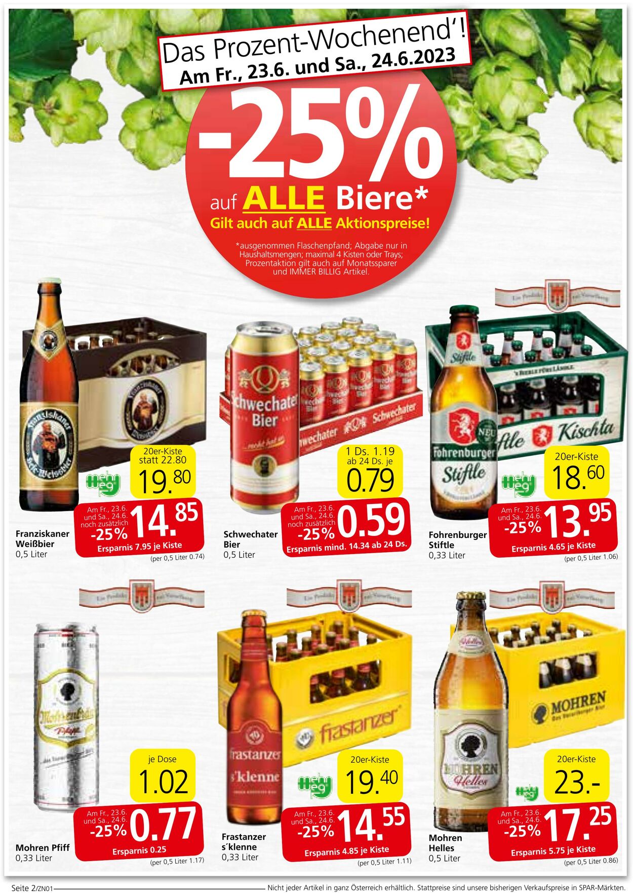 Prospekt Spar 22.06.2023 - 05.07.2023