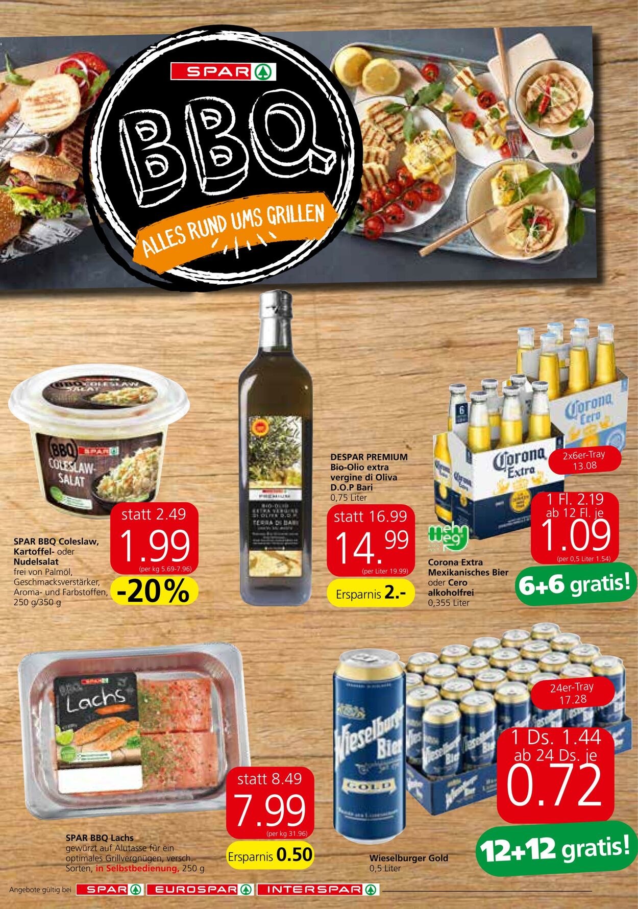 Prospekt Spar 18.07.2024 - 13.08.2024