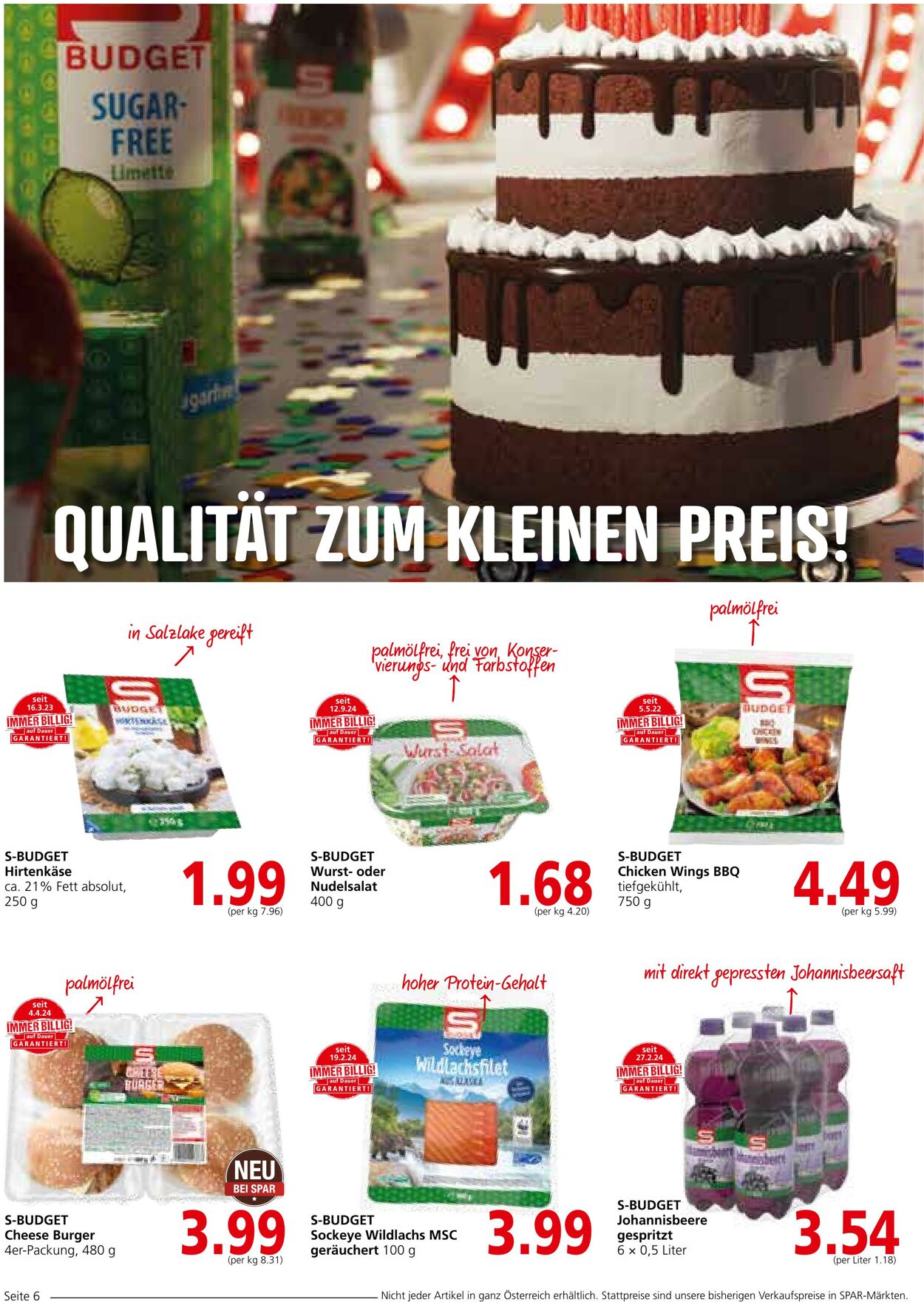 Prospekt Spar 04.07.2024 - 10.07.2024