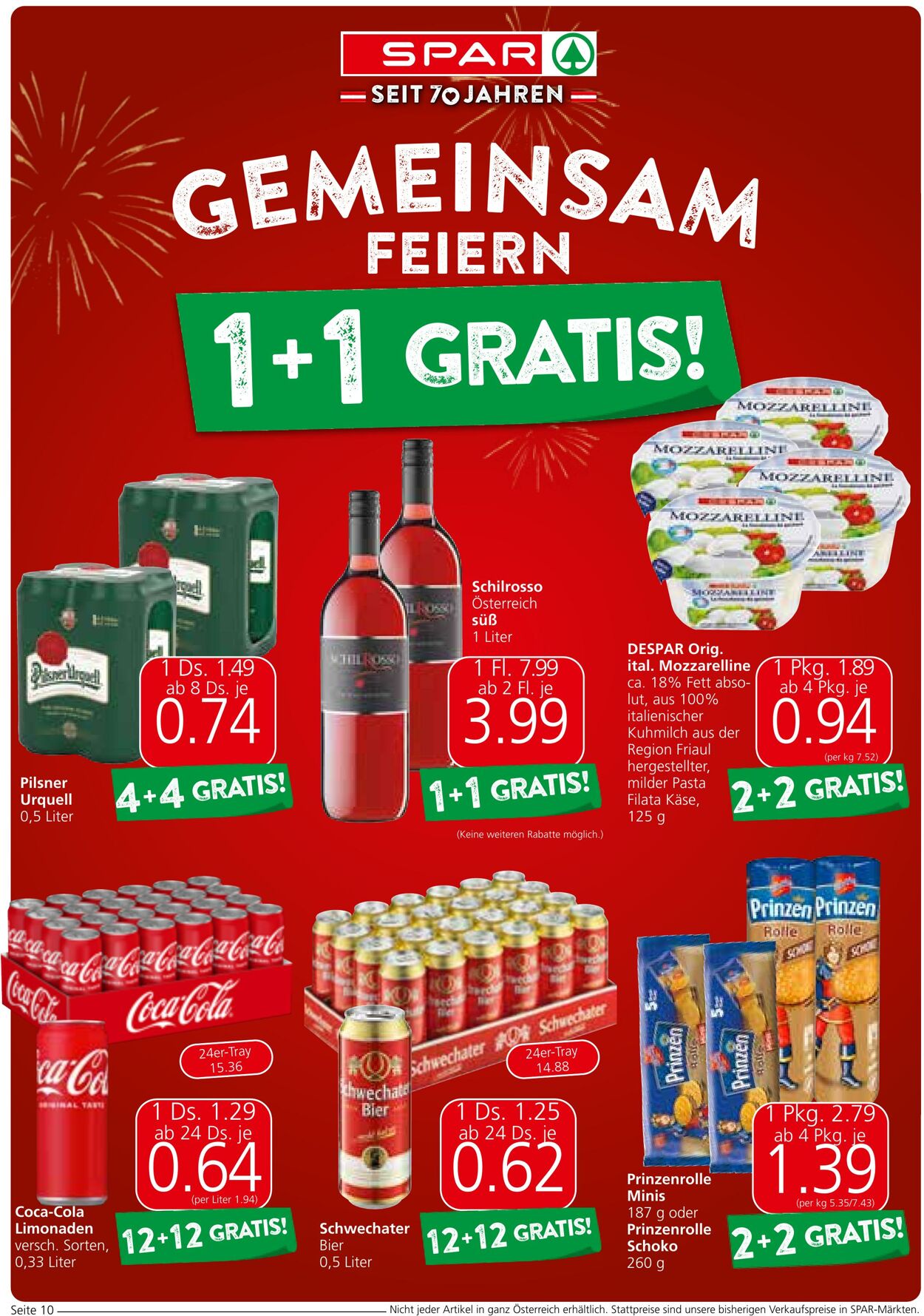 Prospekt Spar 04.07.2024 - 10.07.2024