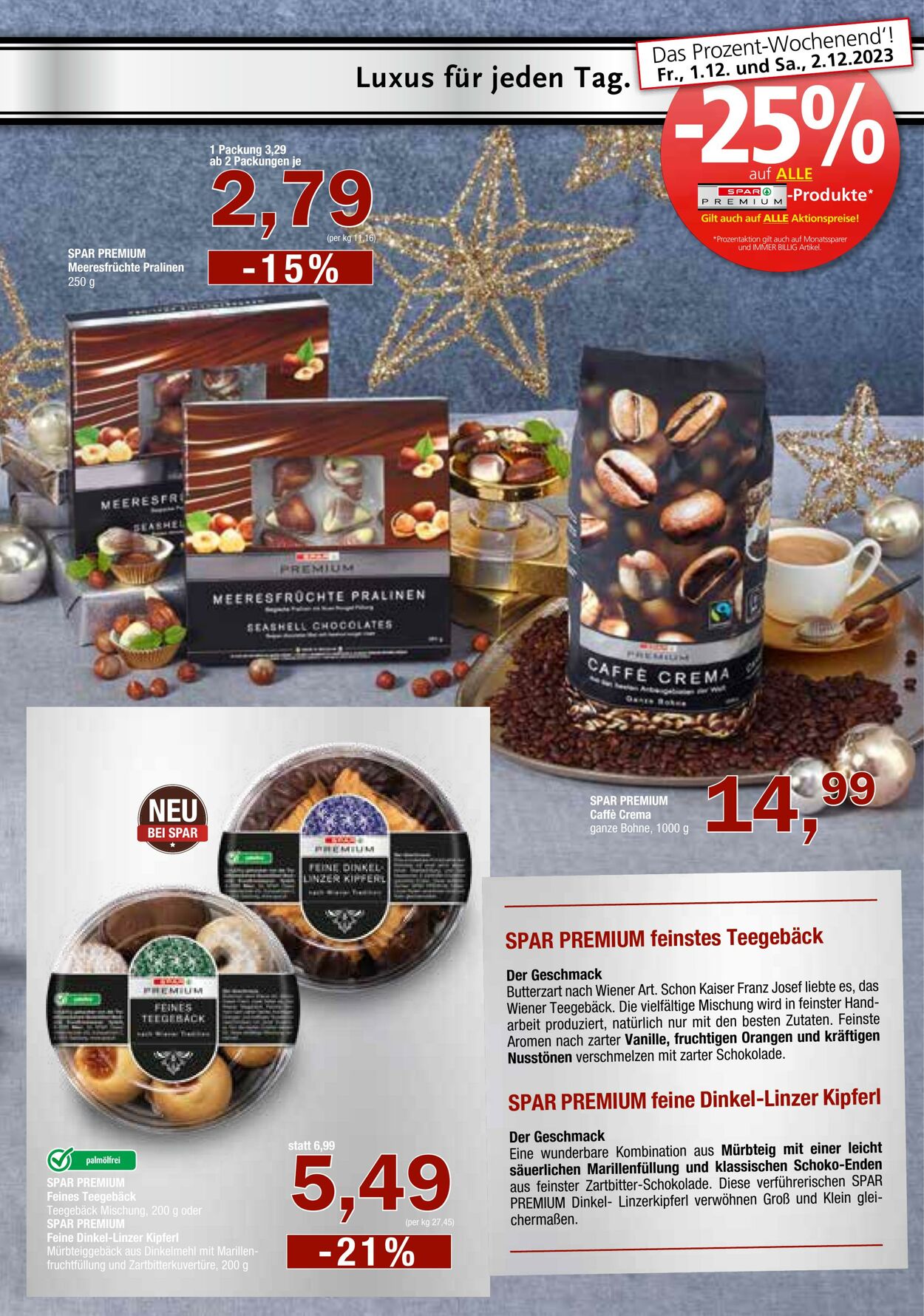 Prospekt Spar 29.11.2023 - 10.01.2024