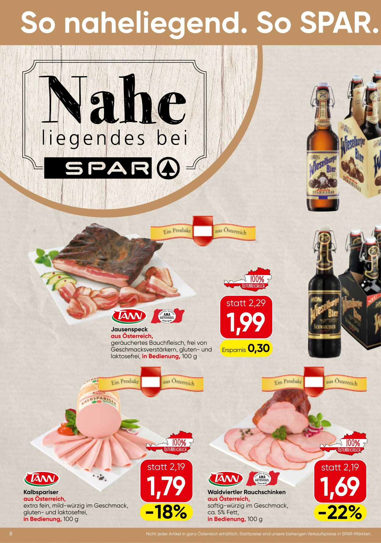 Prospekt Spar 16.01.2025 - 29.01.2025