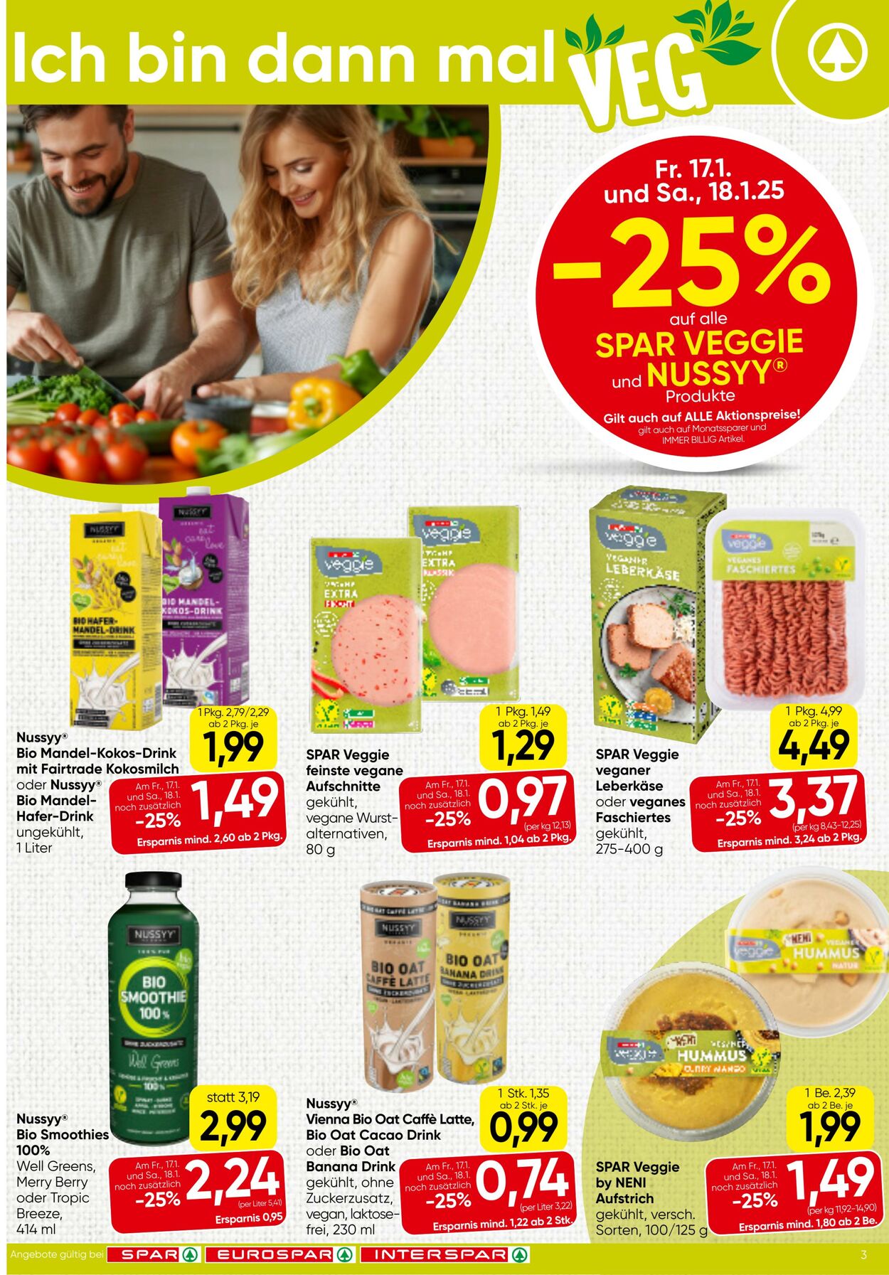 Prospekt Spar 16.01.2025 - 29.01.2025