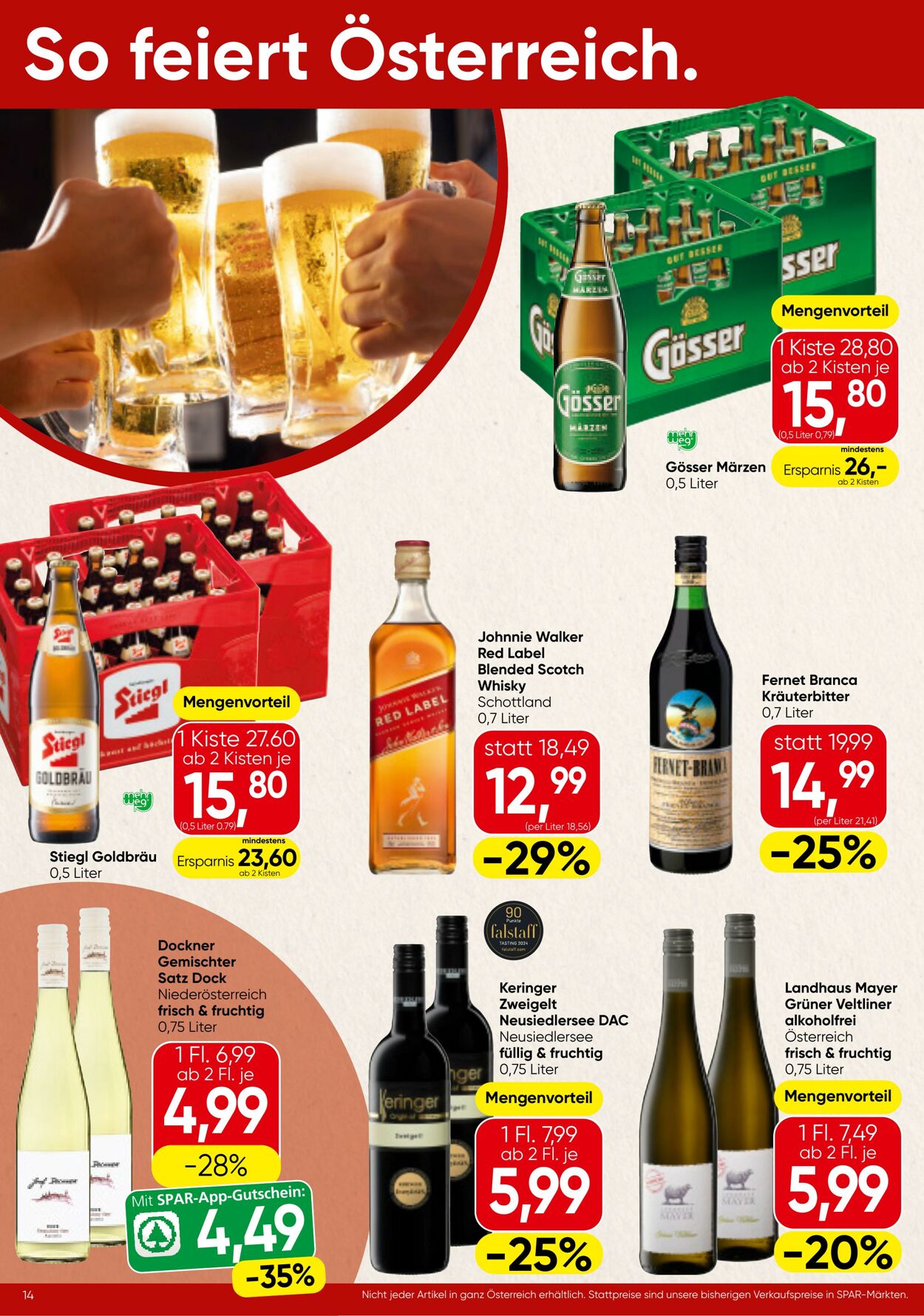 Prospekt Spar 16.01.2025 - 29.01.2025