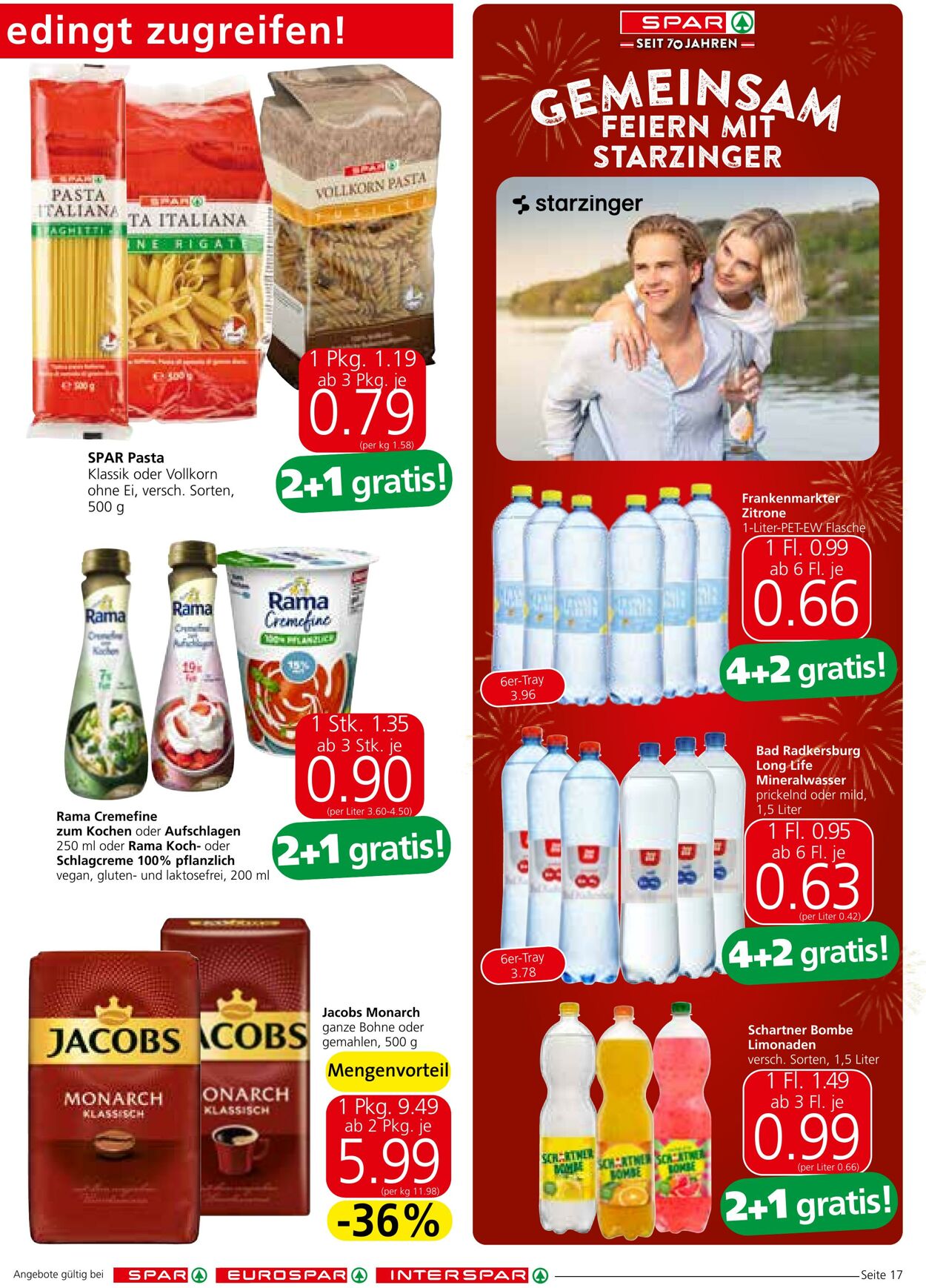 Prospekt Spar 11.07.2024 - 24.07.2024