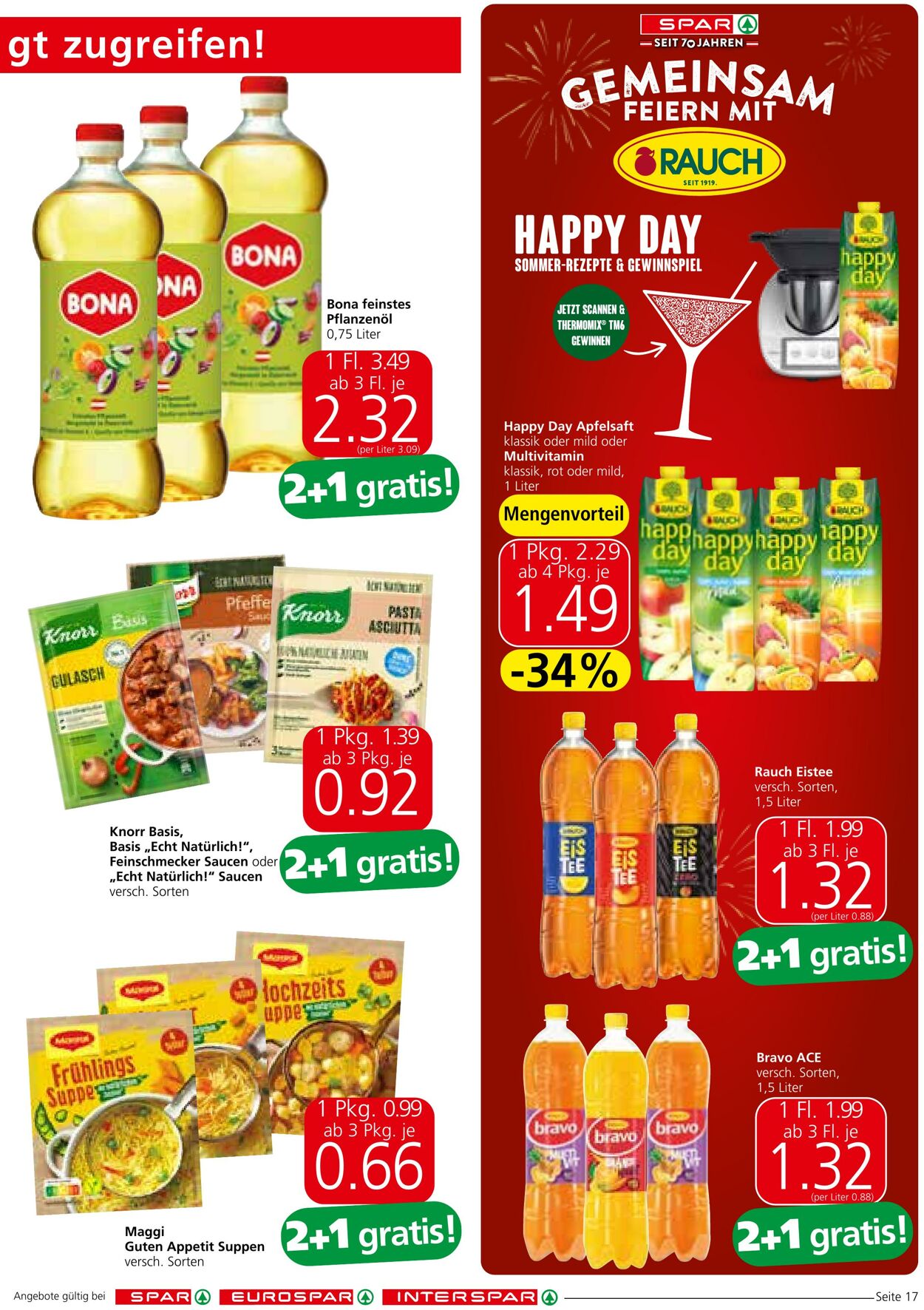 Prospekt Spar 05.09.2024 - 18.09.2024