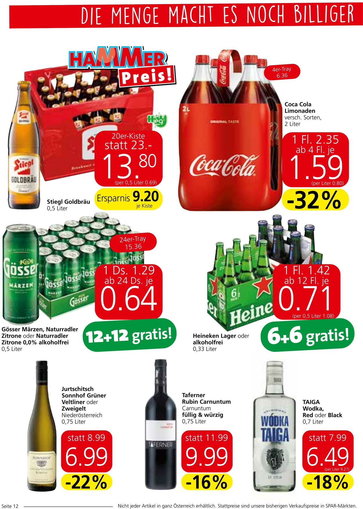 Prospekt Spar 10.11.2022 - 16.11.2022