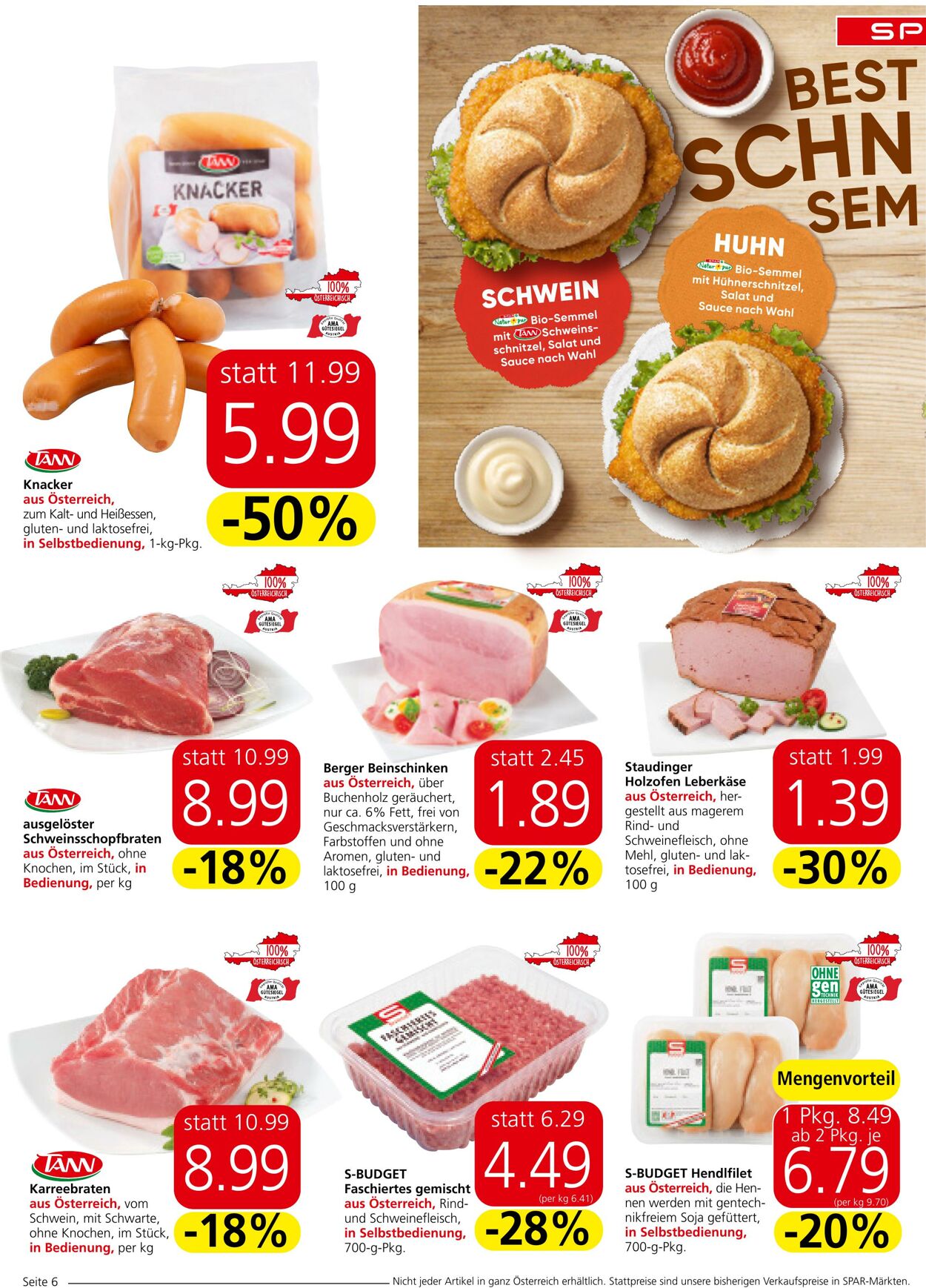 Prospekt Spar 14.11.2024 - 27.11.2024