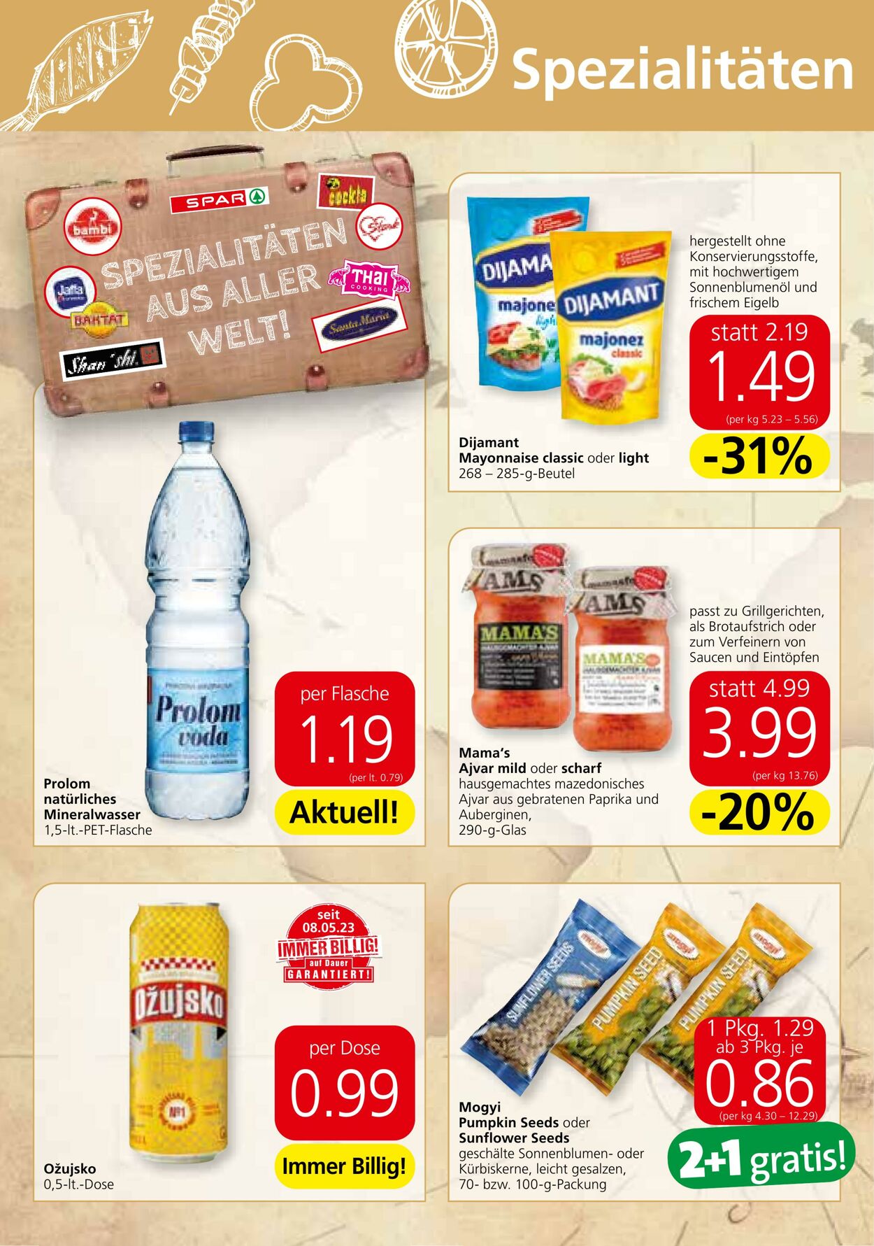 Prospekt Spar 22.06.2023 - 05.07.2023